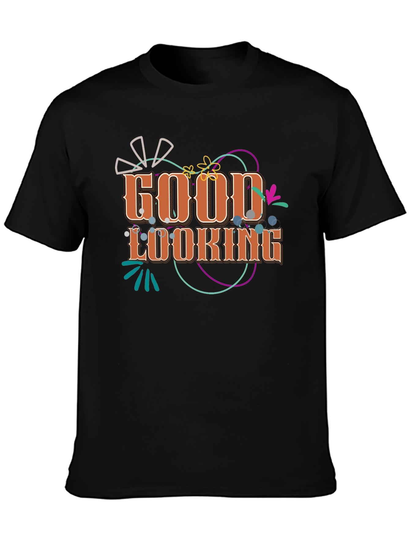 Good Looking Graphic T-Shirt - Black
