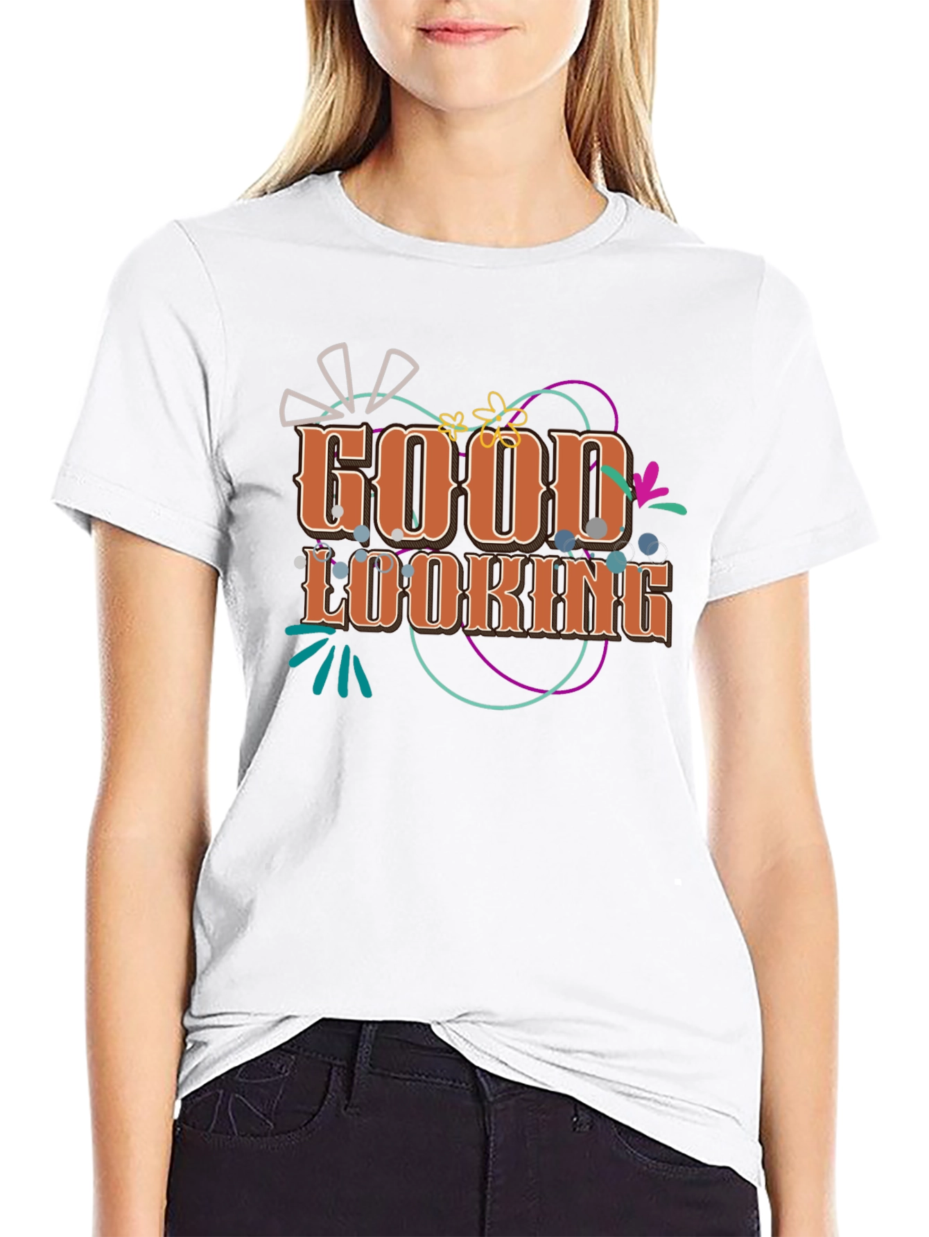 Good Looking Graphic T-Shirt - Black