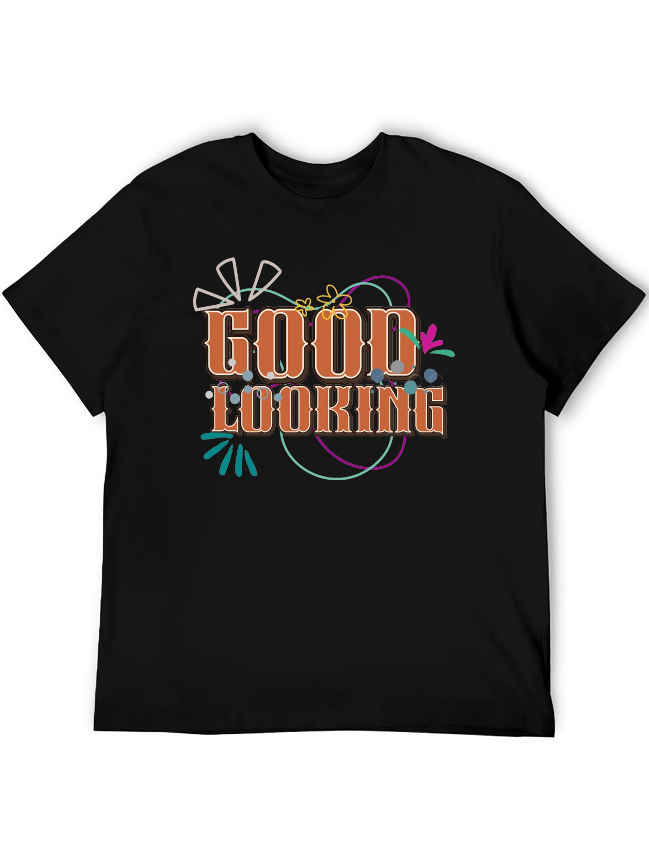 Good Looking Graphic T-Shirt - Black