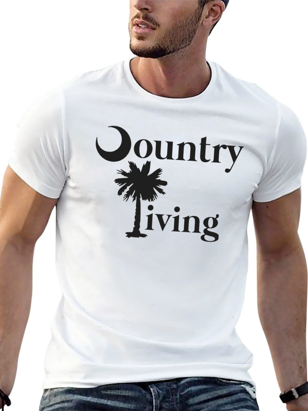 Country Living Black T-Shirt