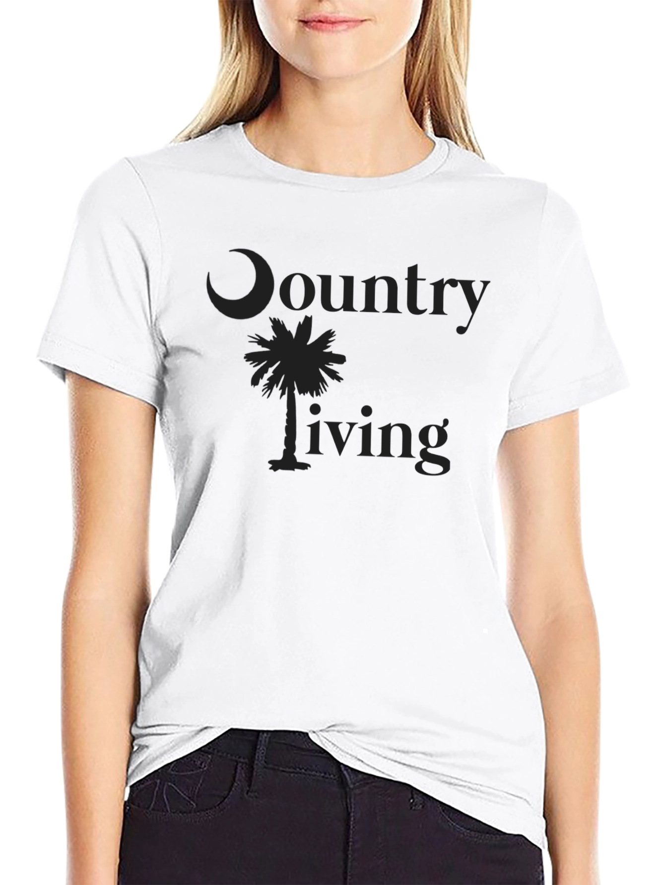 Country Living Black T-Shirt