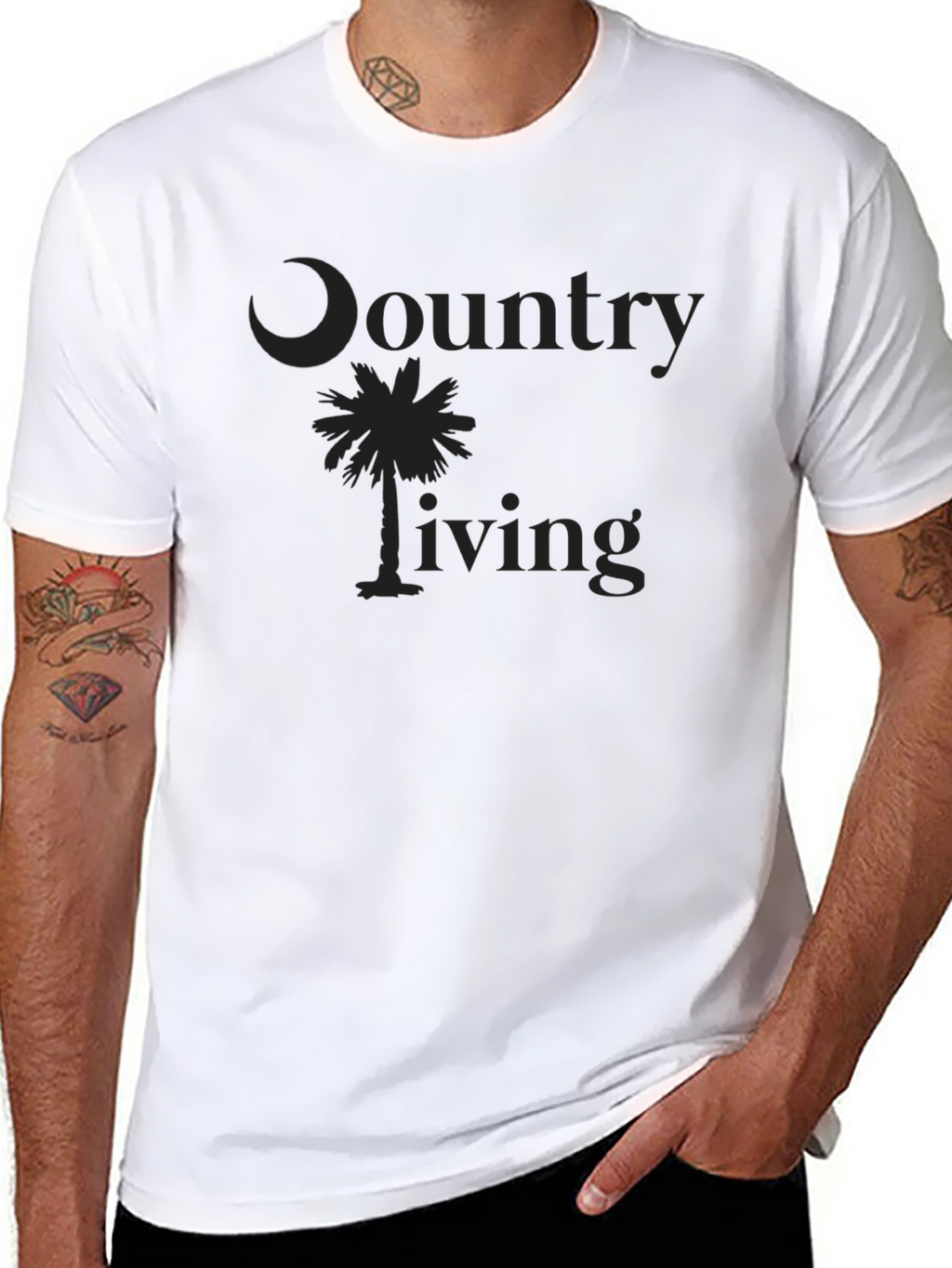 Country Living Black T-Shirt