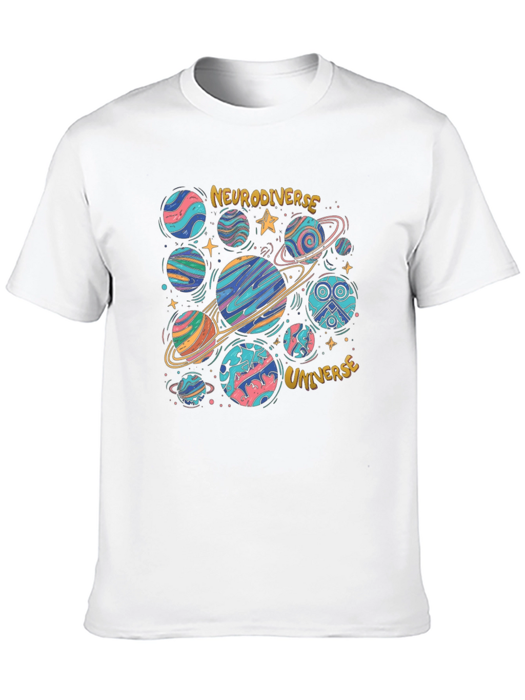 Neurodiverse Universe Graphic T-Shirt