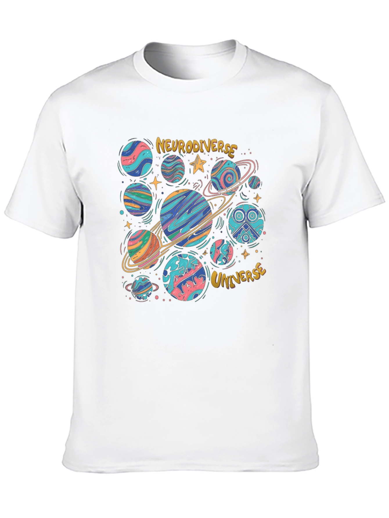 Neurodiverse Universe Graphic T-Shirt