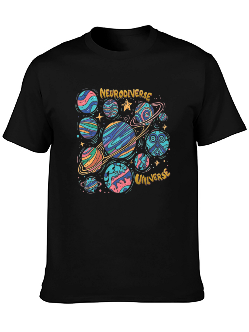 Neurodiverse Universe Graphic T-Shirt