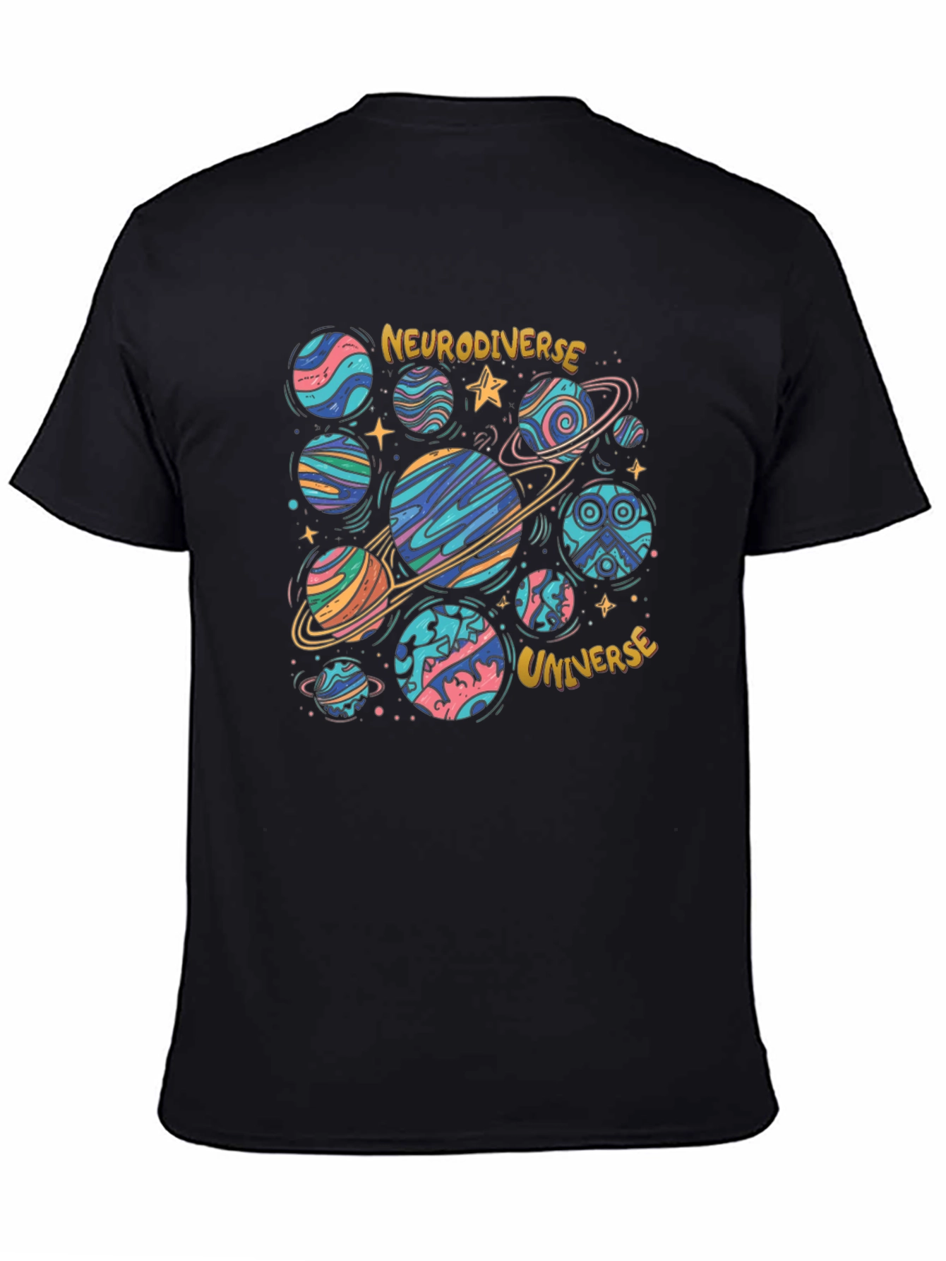 Neurodiverse Universe Graphic T-Shirt