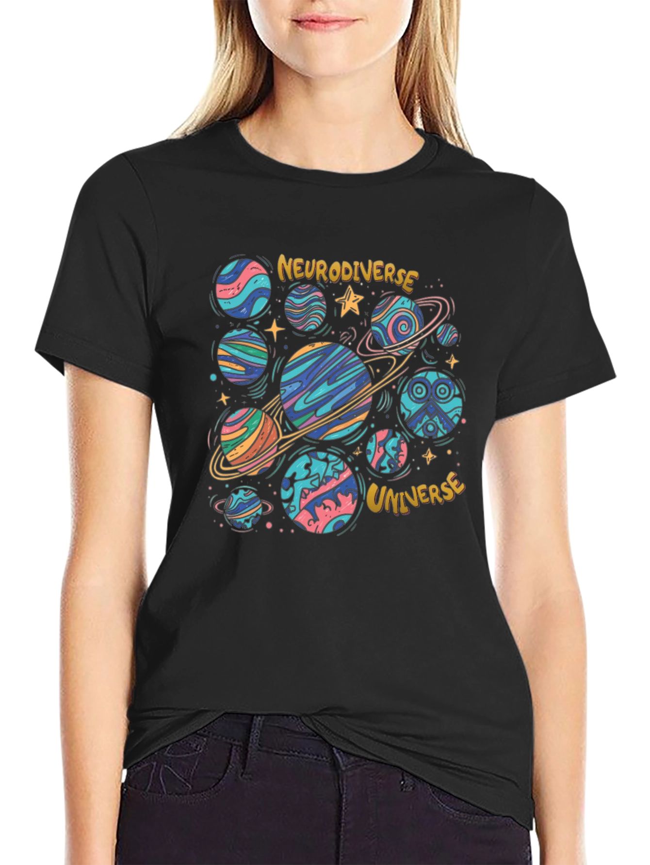 Neurodiverse Universe Graphic T-Shirt