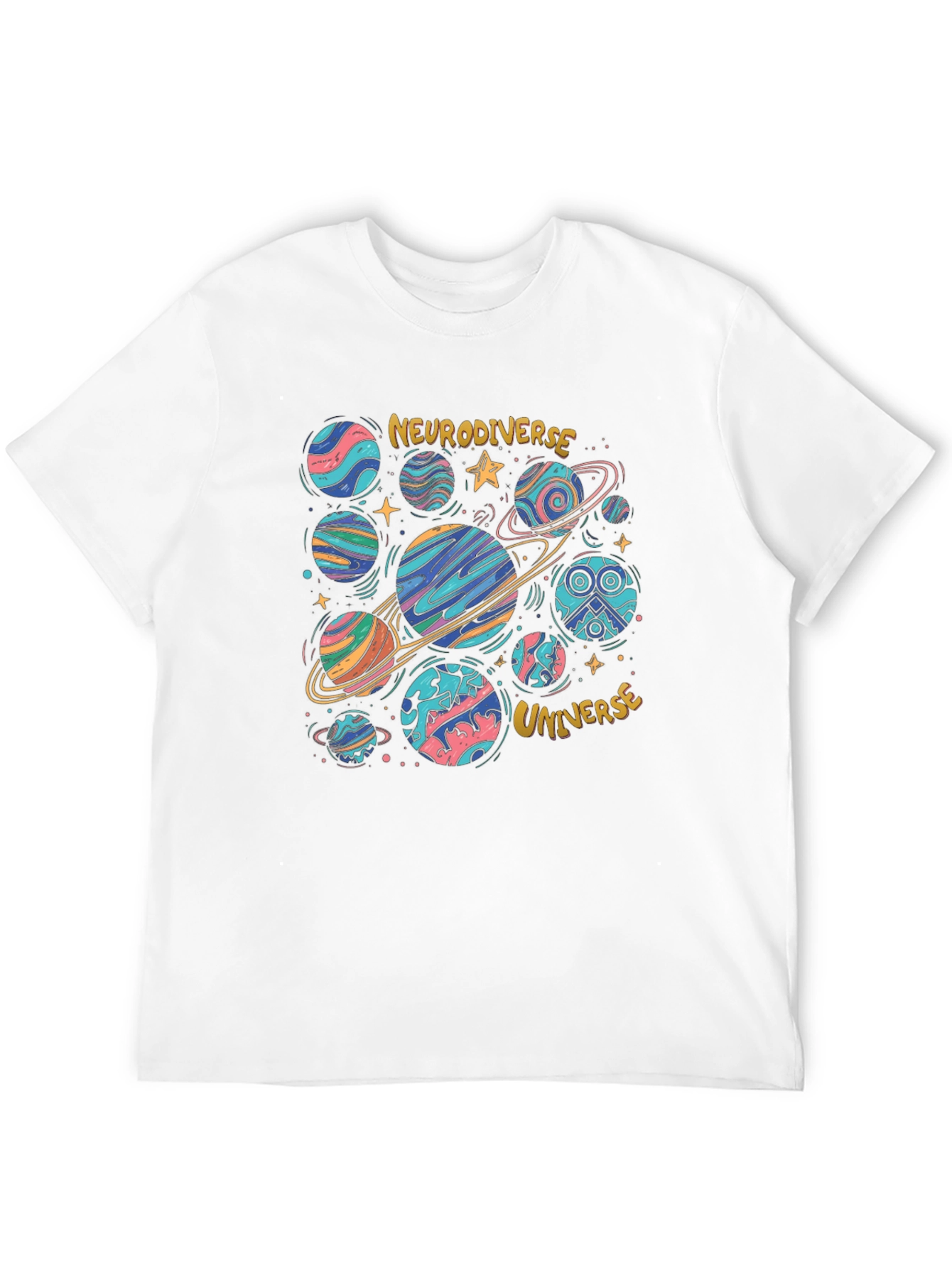 Neurodiverse Universe Graphic T-Shirt