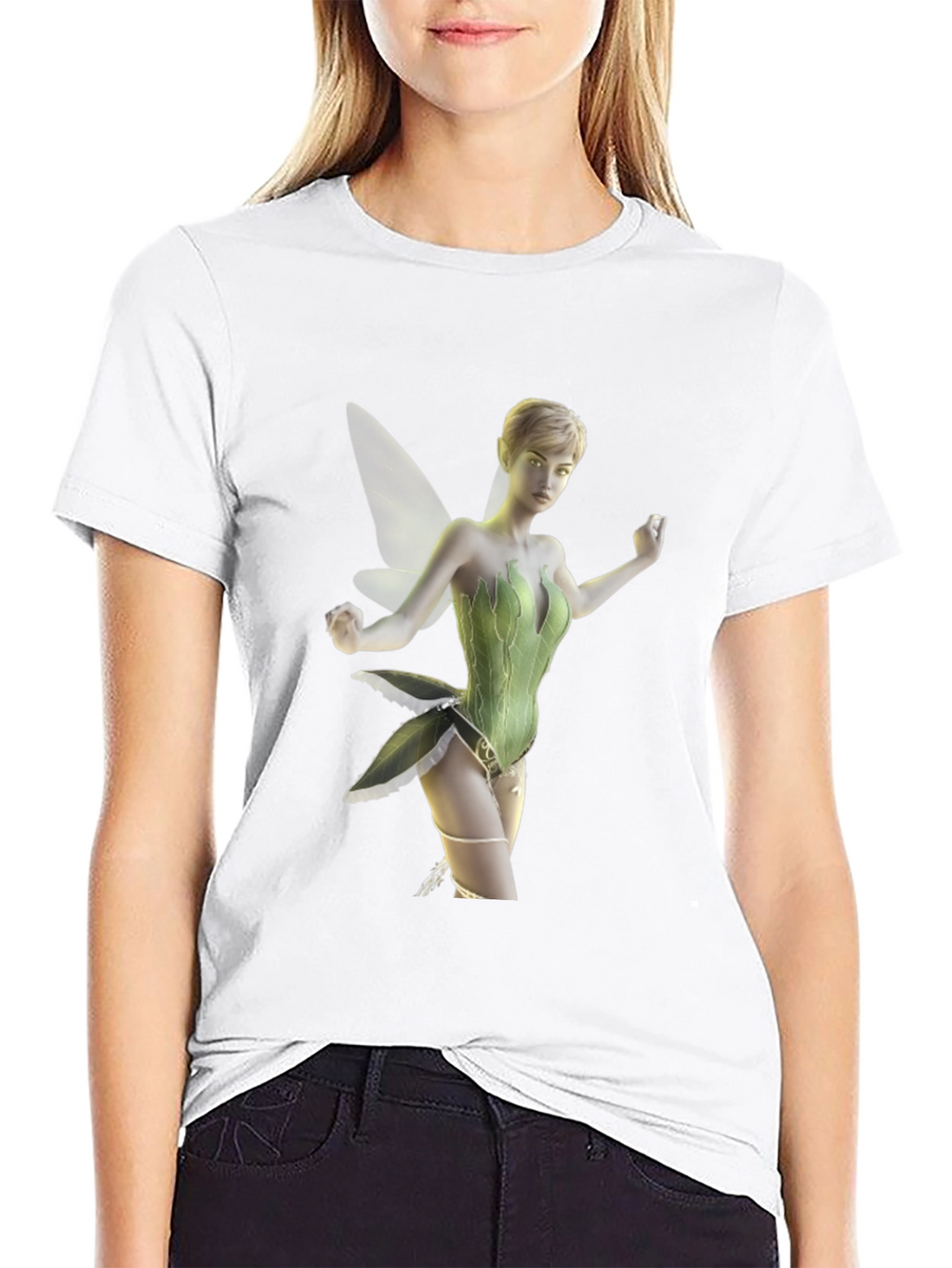 Fairy Graphic Tee - Mens Black T-Shirt