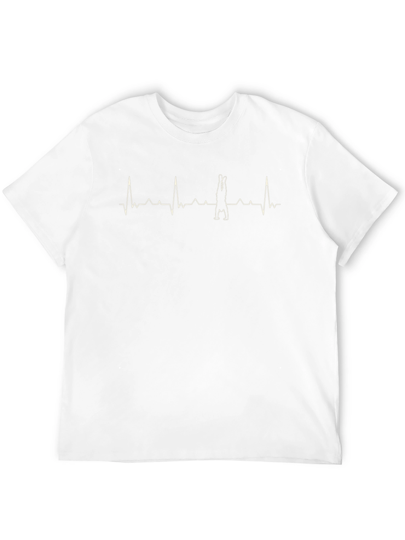 Yoga Handstand Heartbeat Graphic Tee - Black