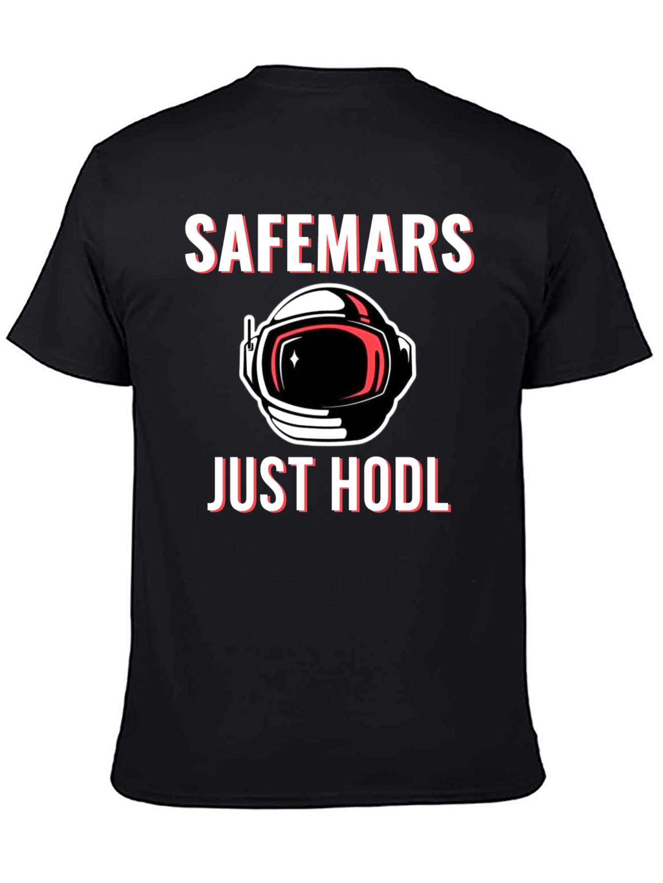 SafeMars Just HODL T-Shirt - Crypto Astronaut