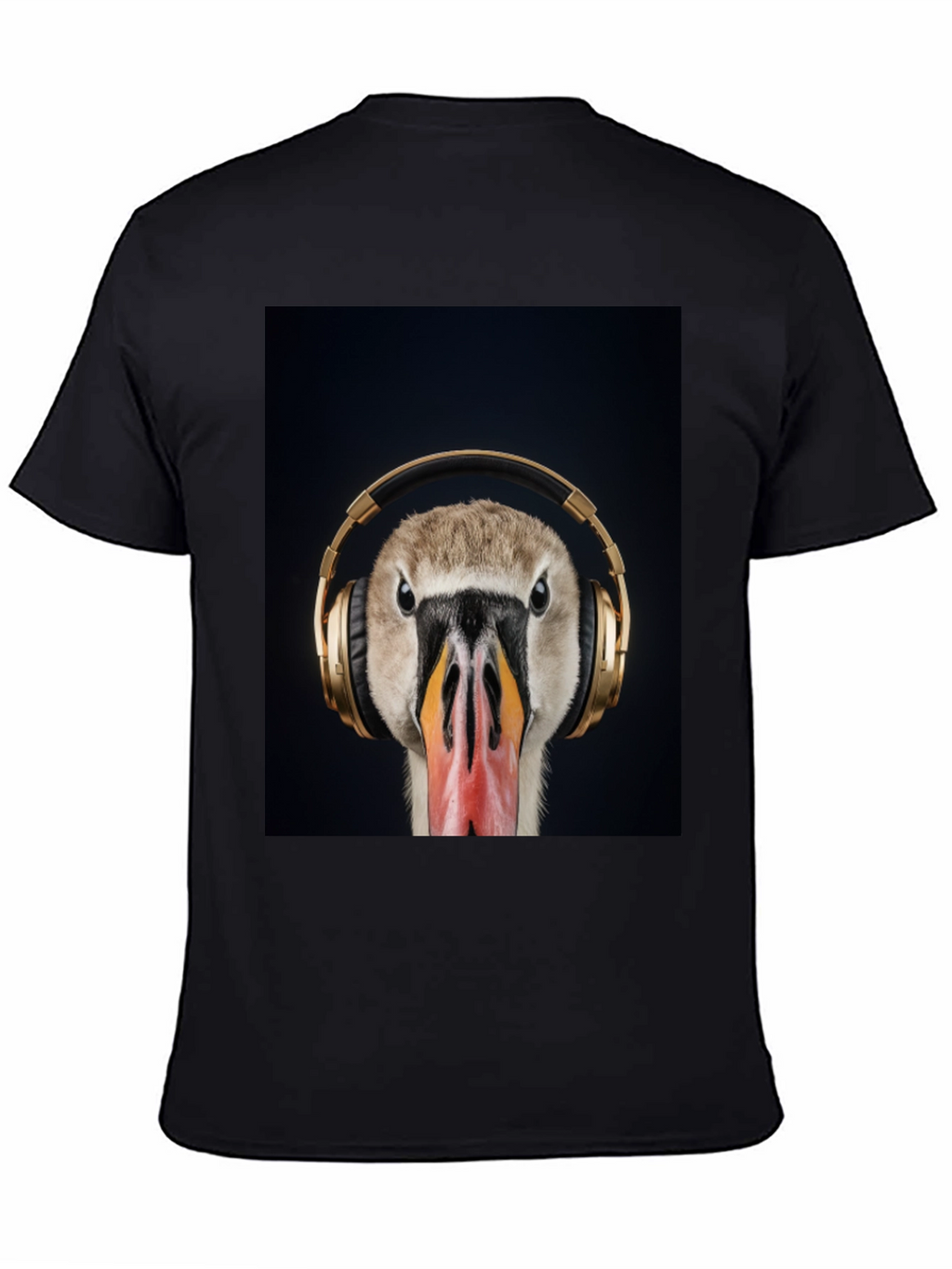 Goose Headphones Graphic Tee - Music Lover Shirt