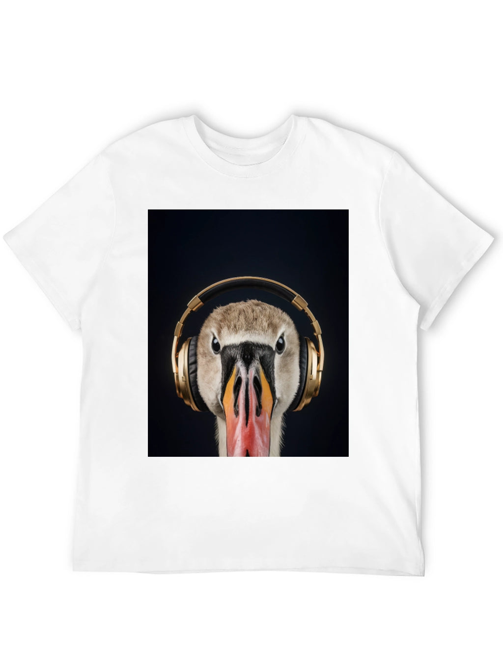 Goose Headphones Graphic Tee - Music Lover Shirt