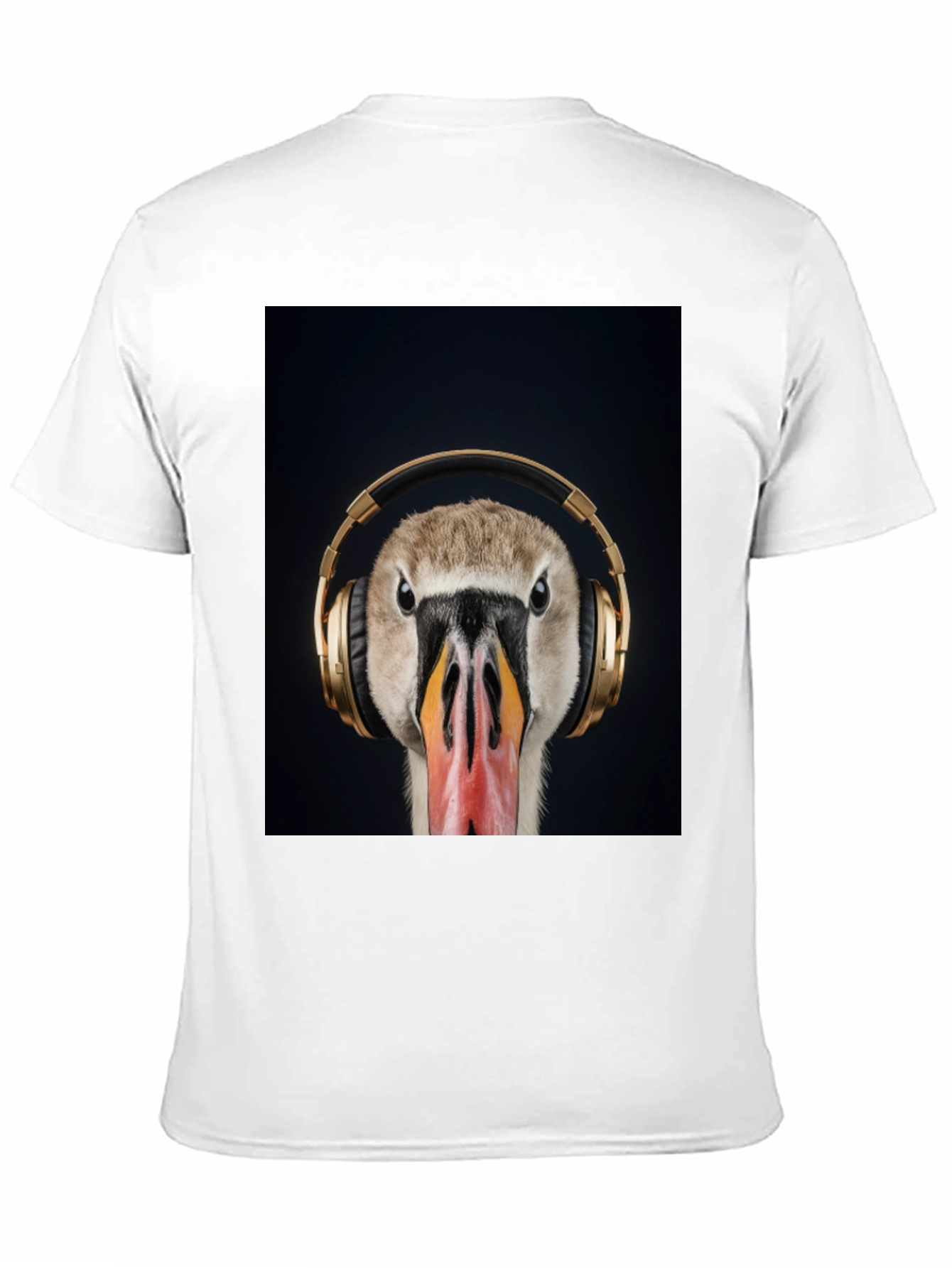 Goose Headphones Graphic Tee - Music Lover Shirt