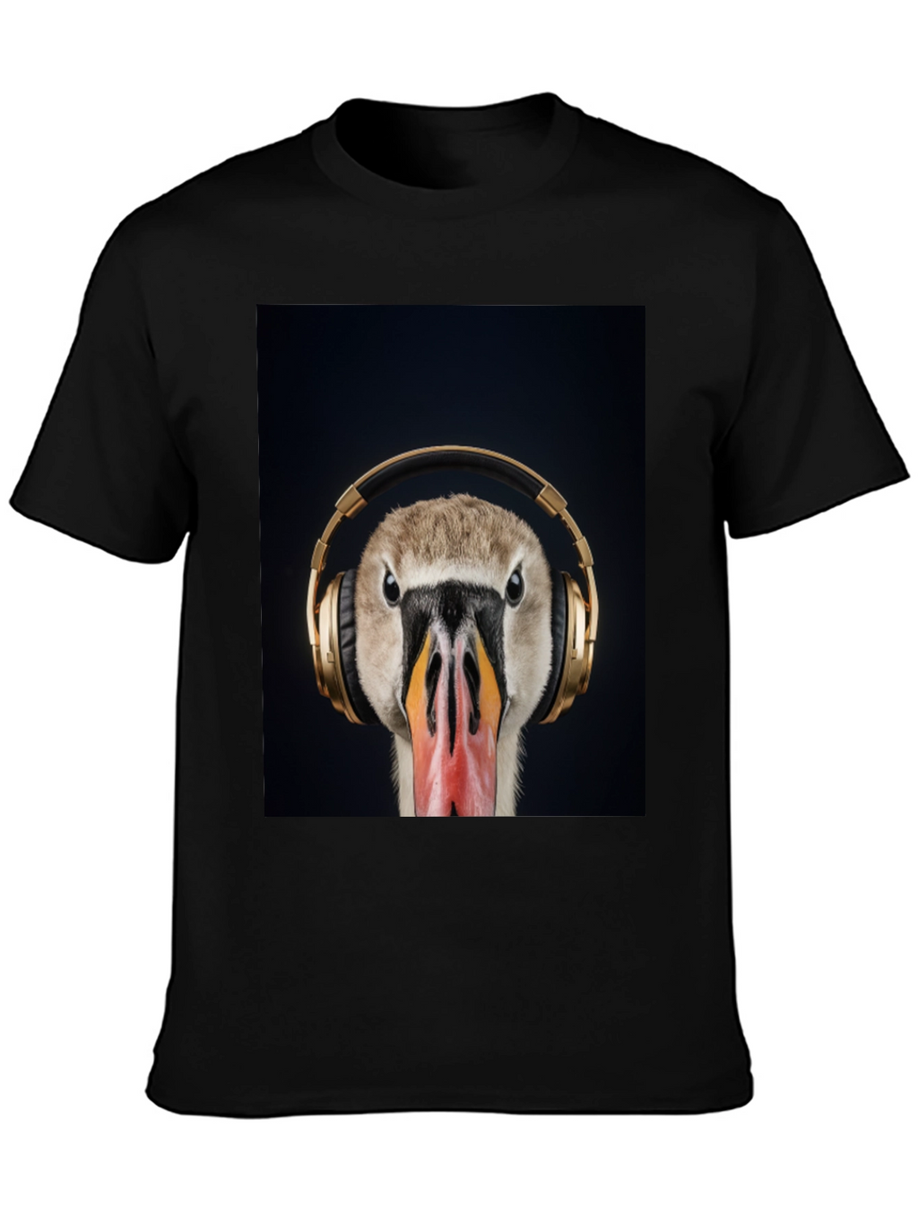 Goose Headphones Graphic Tee - Music Lover Shirt