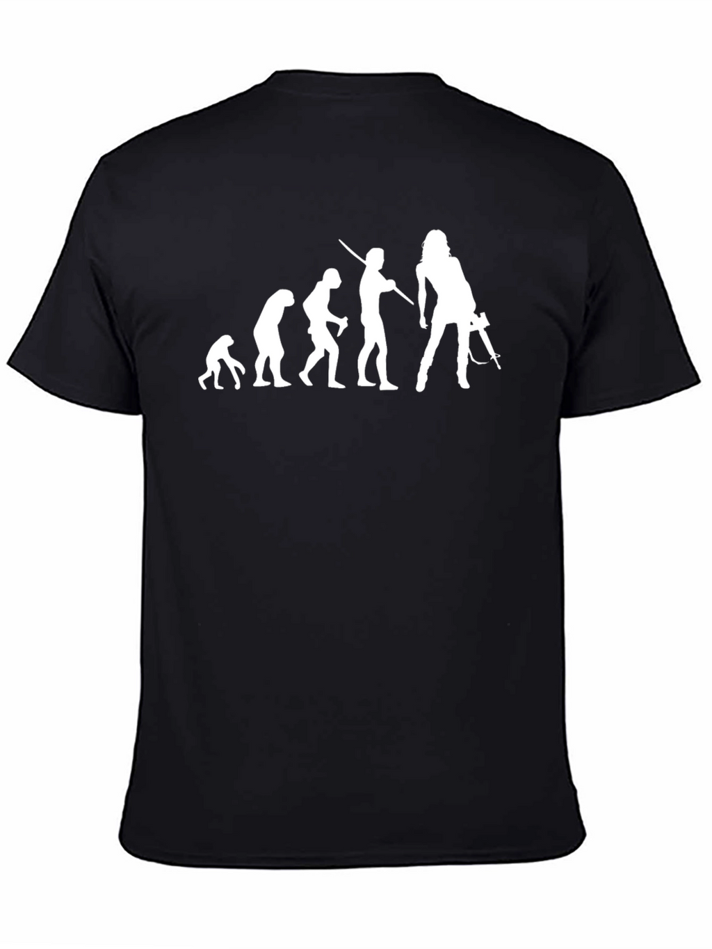 Evolution of Woman T-Shirt - Black