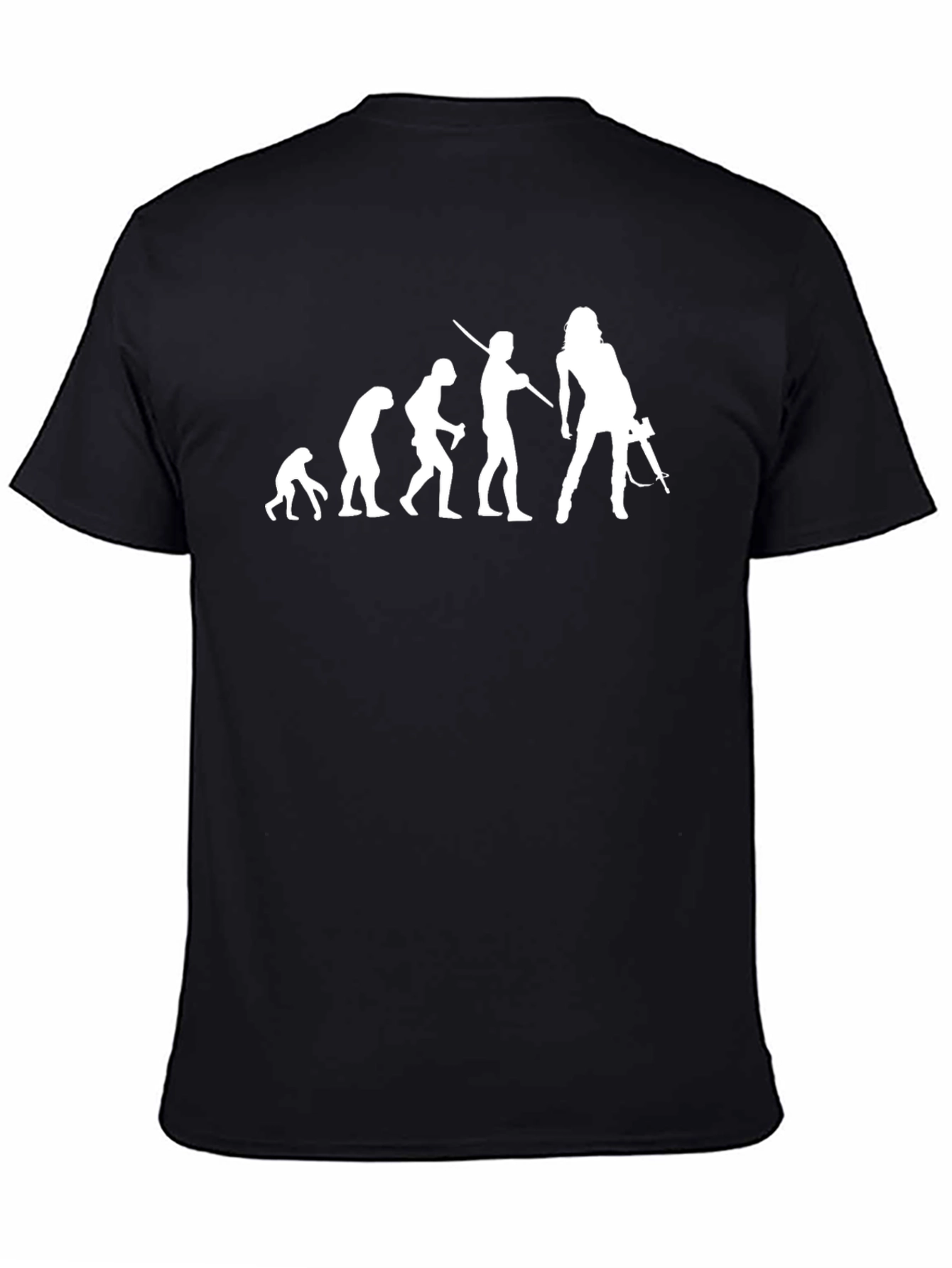 Evolution of Woman T-Shirt - Black