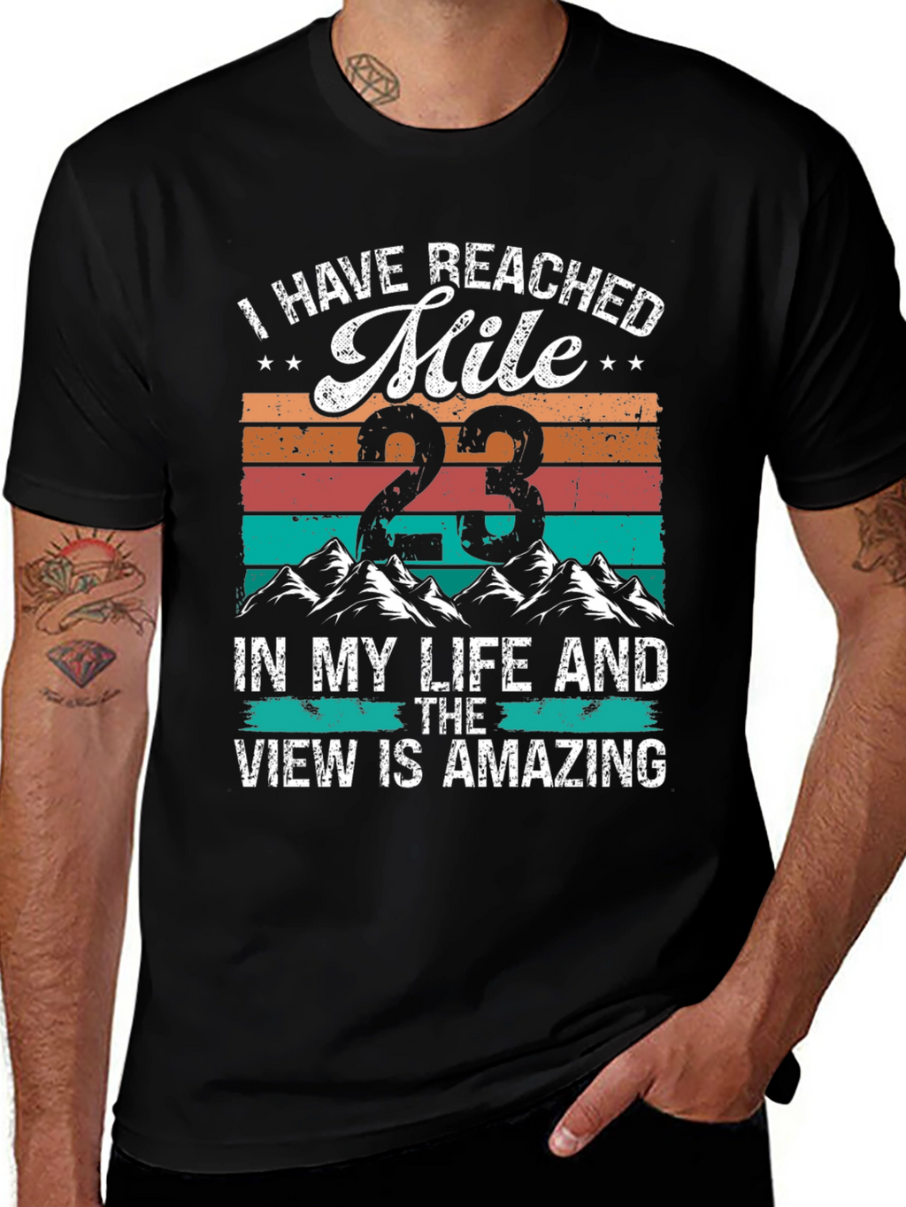 Mile 23 T-Shirt - Amazing View