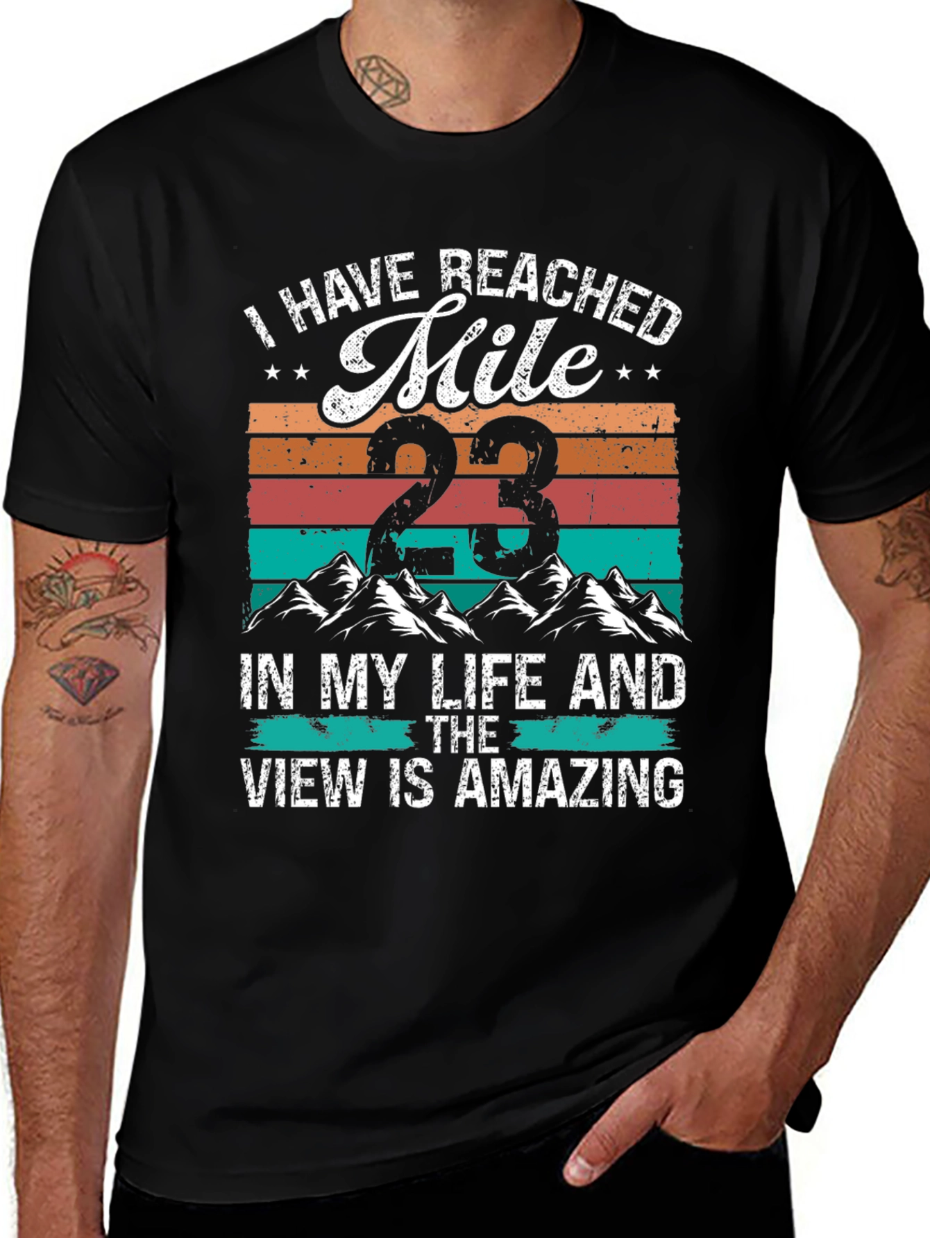 Mile 23 T-Shirt - Amazing View