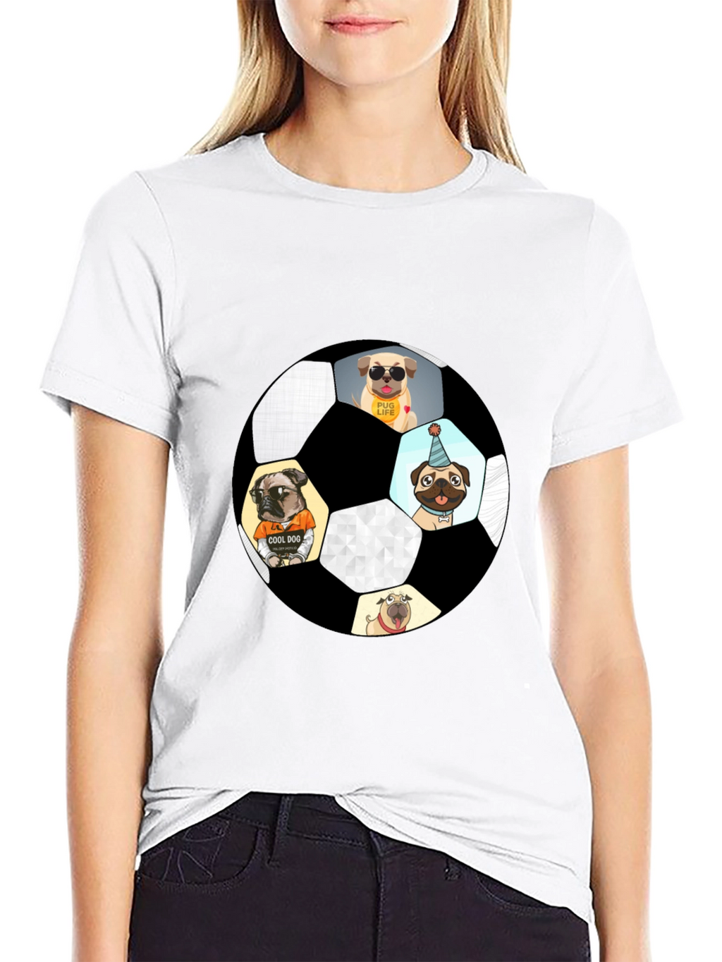 Soccer Pug T-Shirt