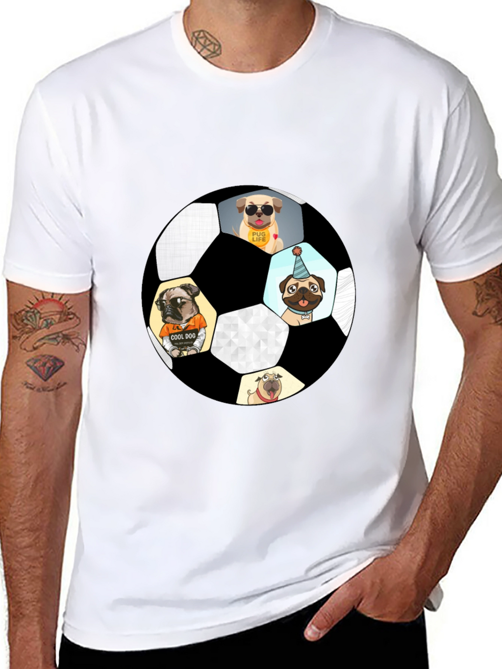 Soccer Pug T-Shirt