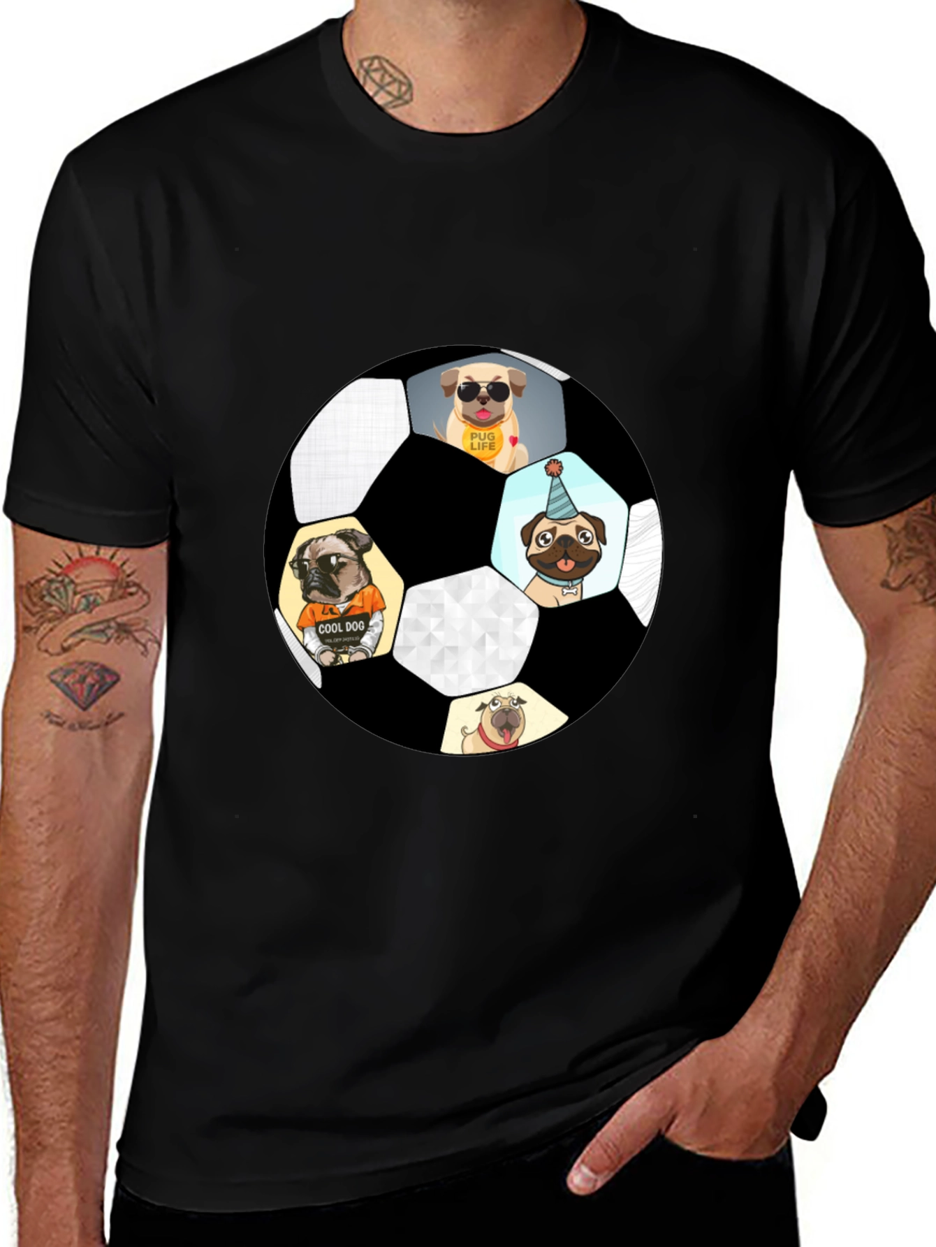Soccer Pug T-Shirt