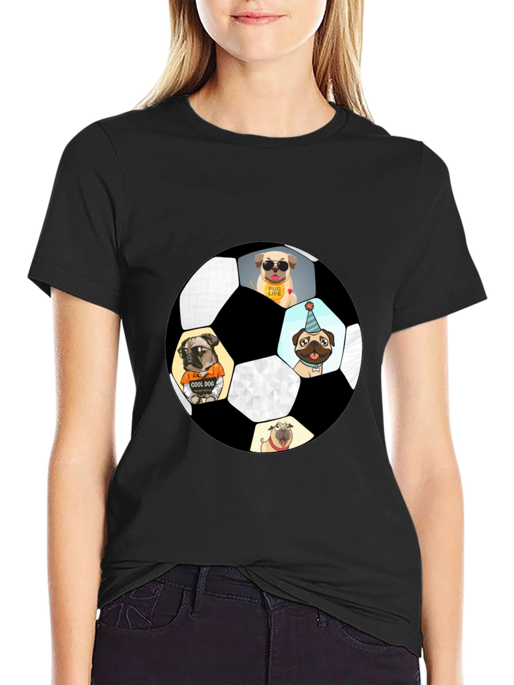 Soccer Pug T-Shirt