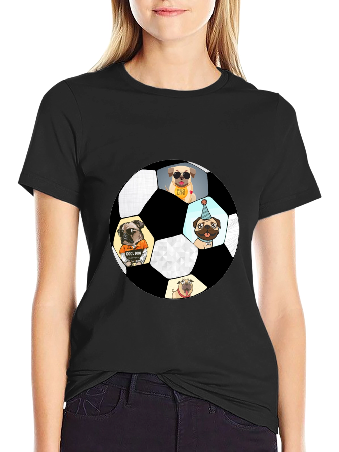 Soccer Pug T-Shirt