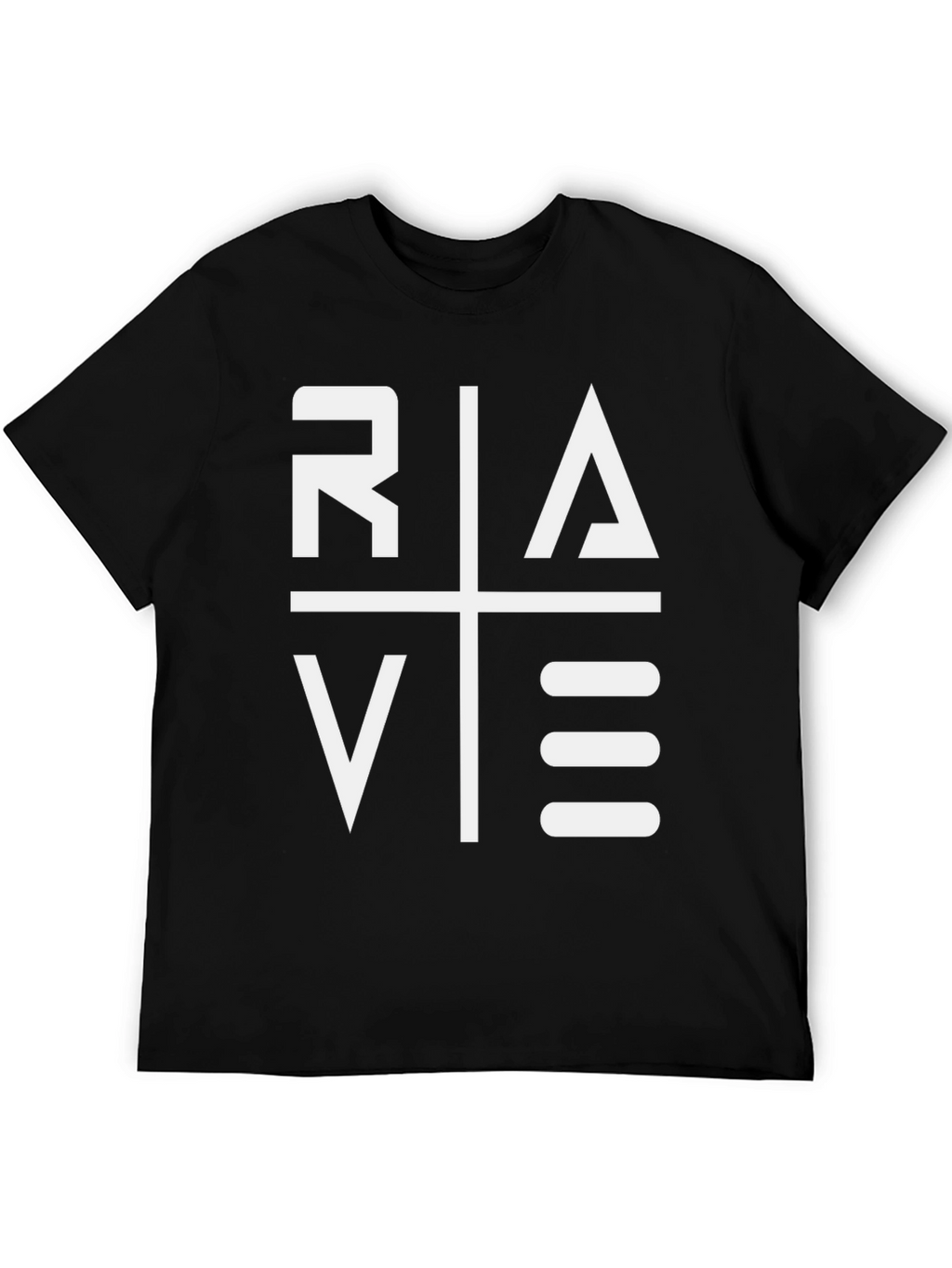 Rave Graphic Tee - Bold Style Black T-Shirt