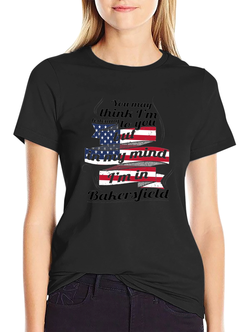 Bakersfield Mind USA Flag T-Shirt