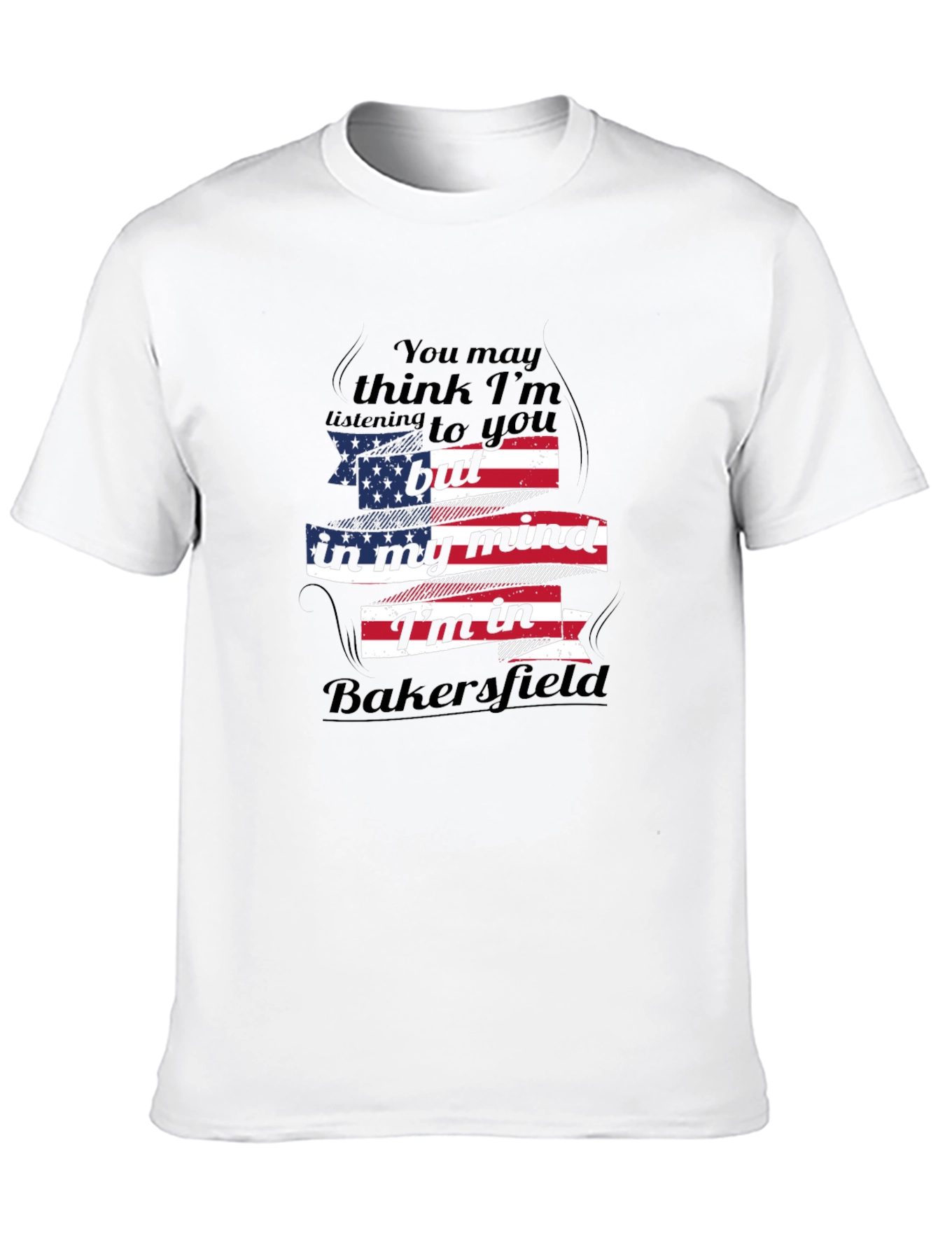 Bakersfield Mind USA Flag T-Shirt