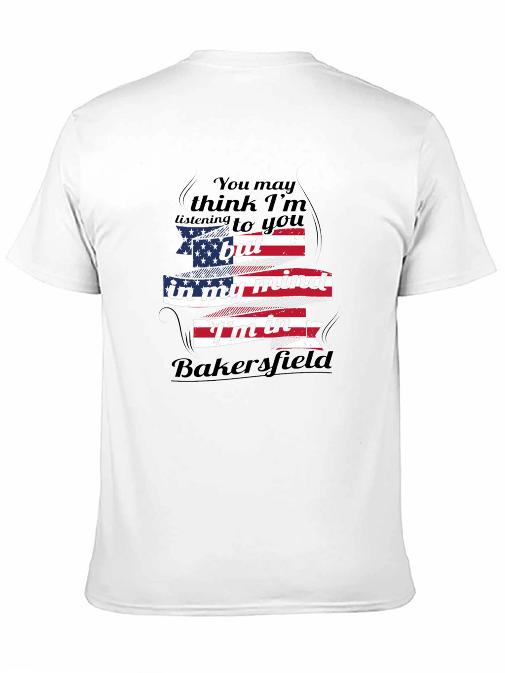Bakersfield Mind USA Flag T-Shirt