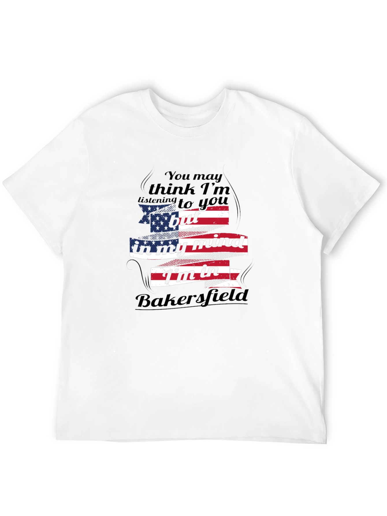 Bakersfield Mind USA Flag T-Shirt