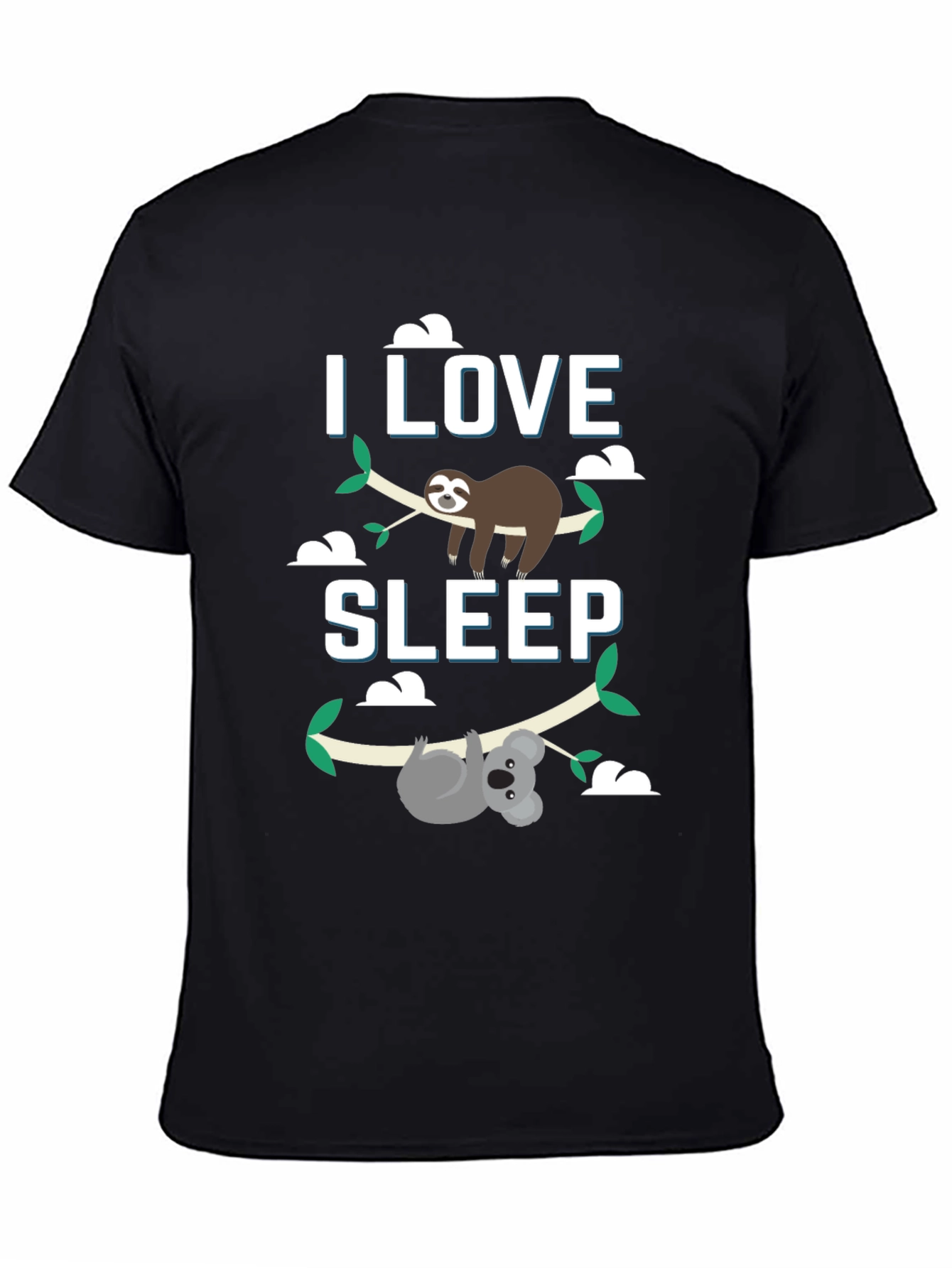 I Love Sleep Sloth & Koala Graphic Tee