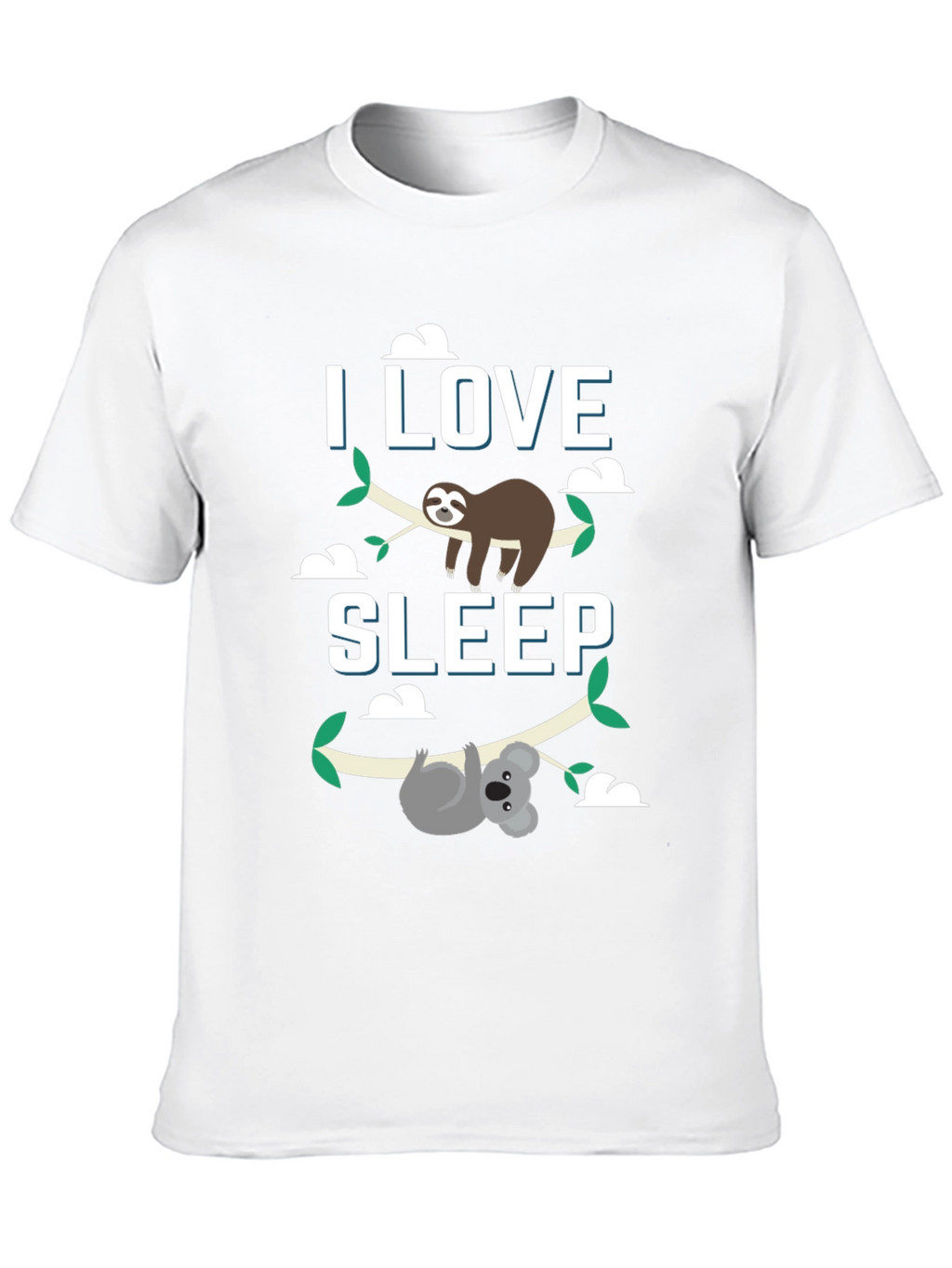 I Love Sleep Sloth & Koala Graphic Tee