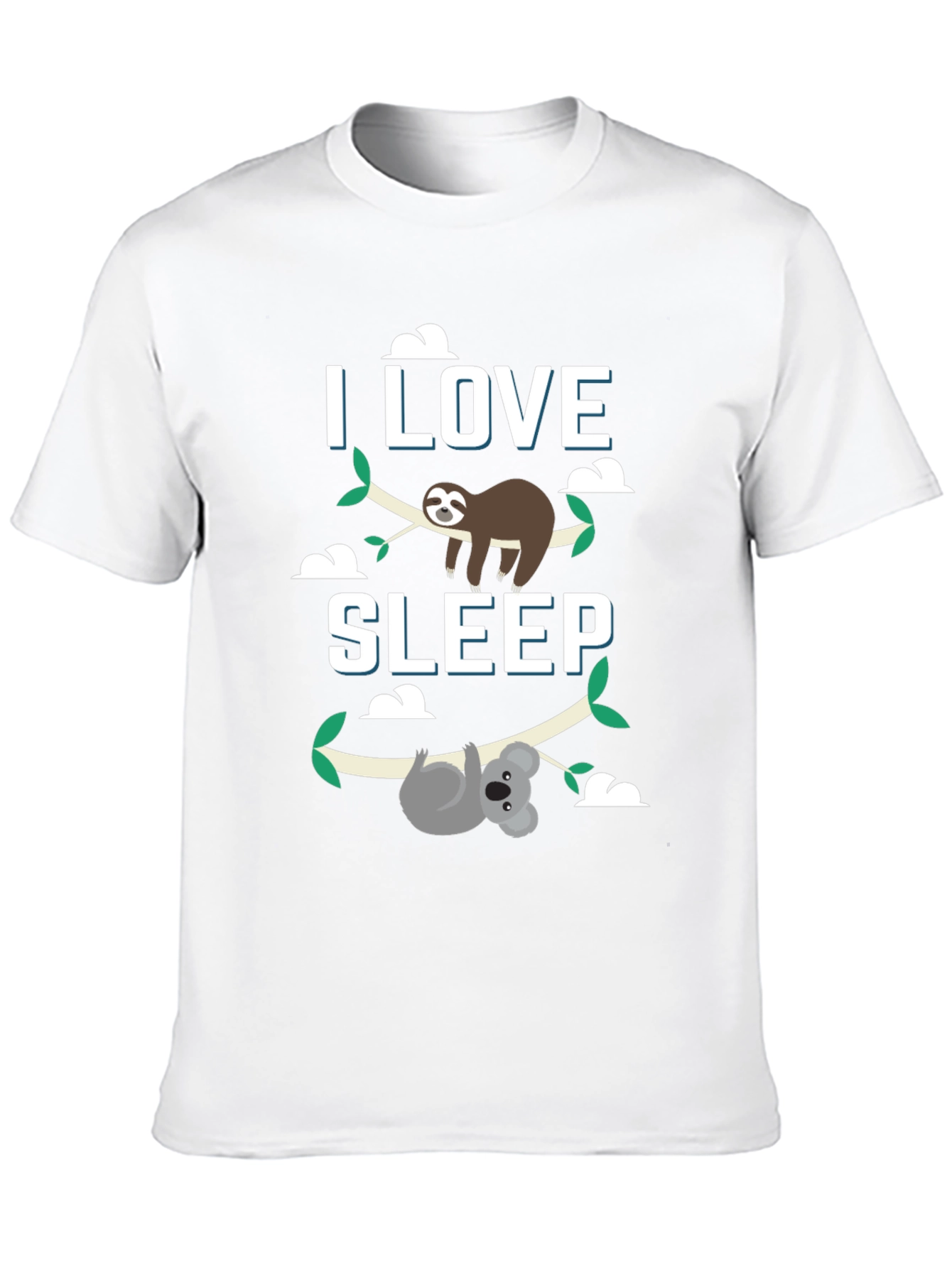 I Love Sleep Sloth & Koala Graphic Tee
