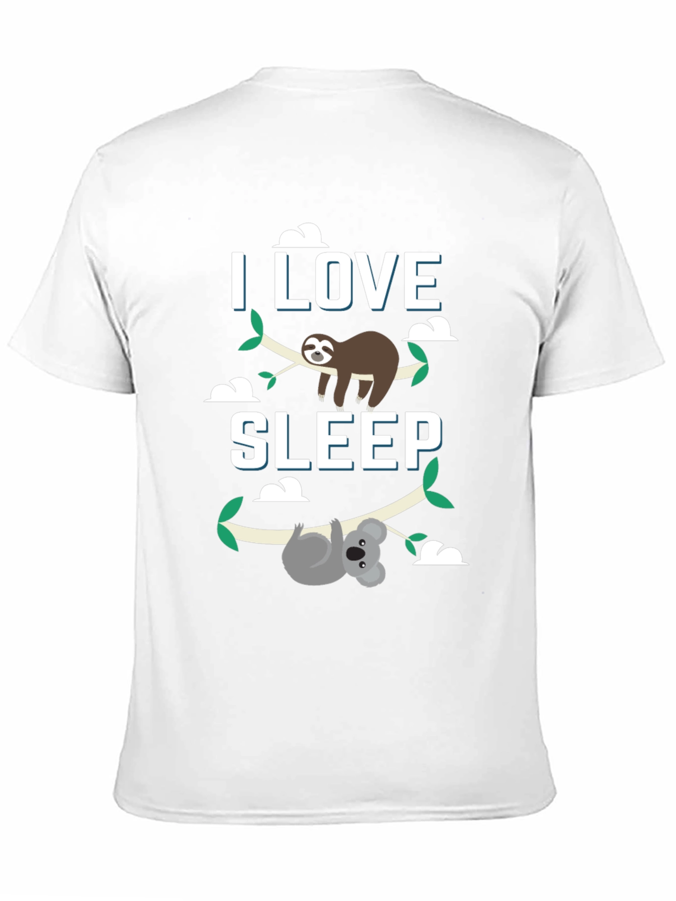 I Love Sleep Sloth & Koala Graphic Tee
