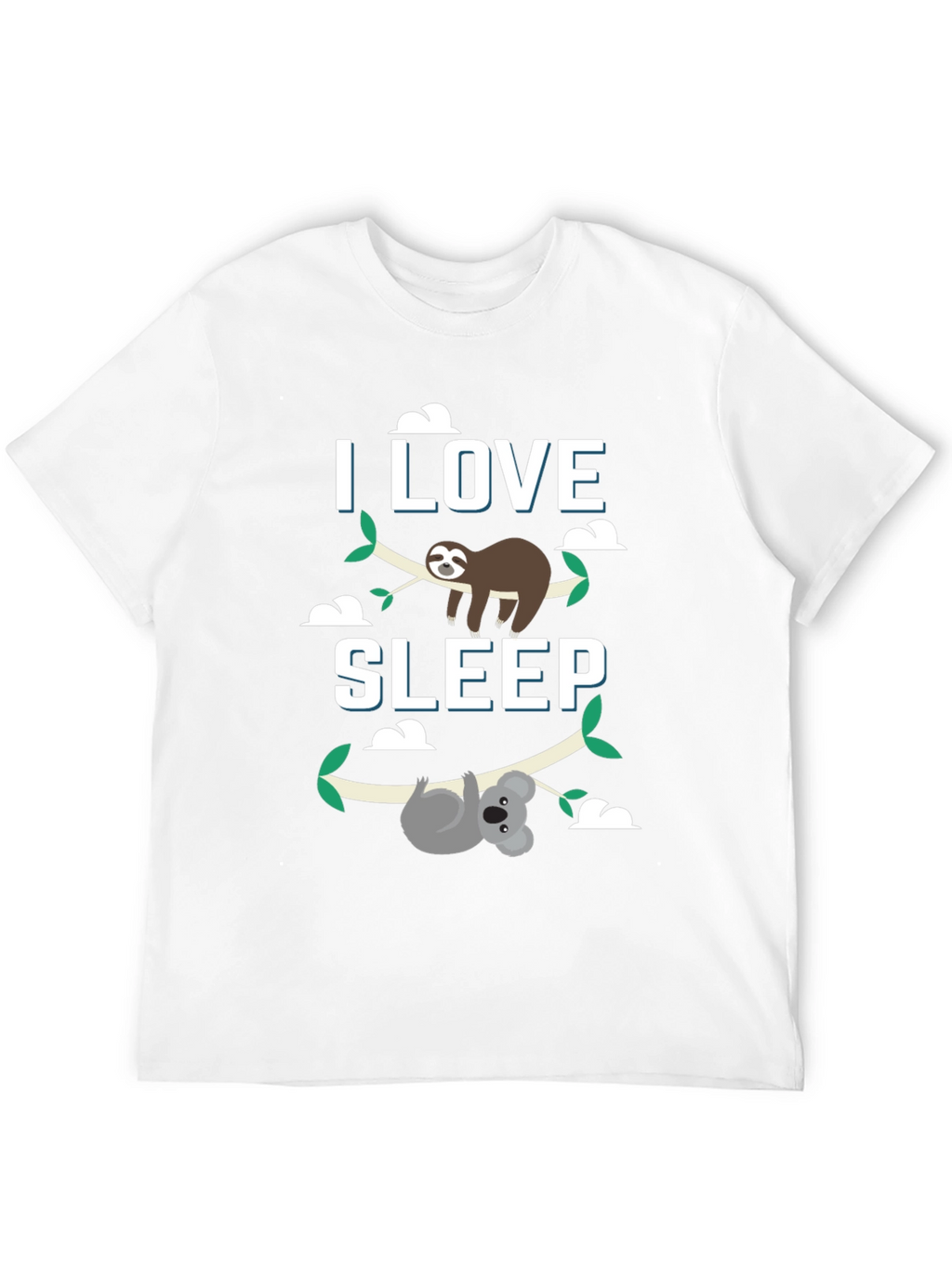 I Love Sleep Sloth & Koala Graphic Tee