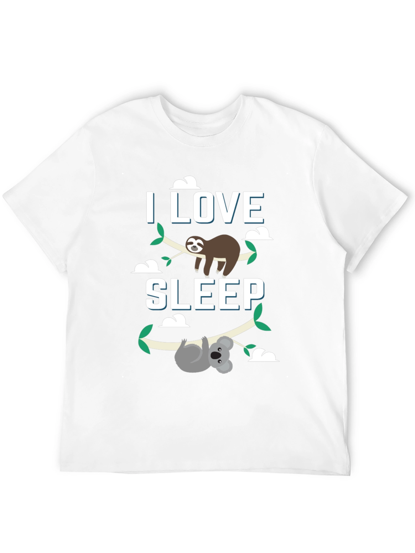 I Love Sleep Sloth & Koala Graphic Tee
