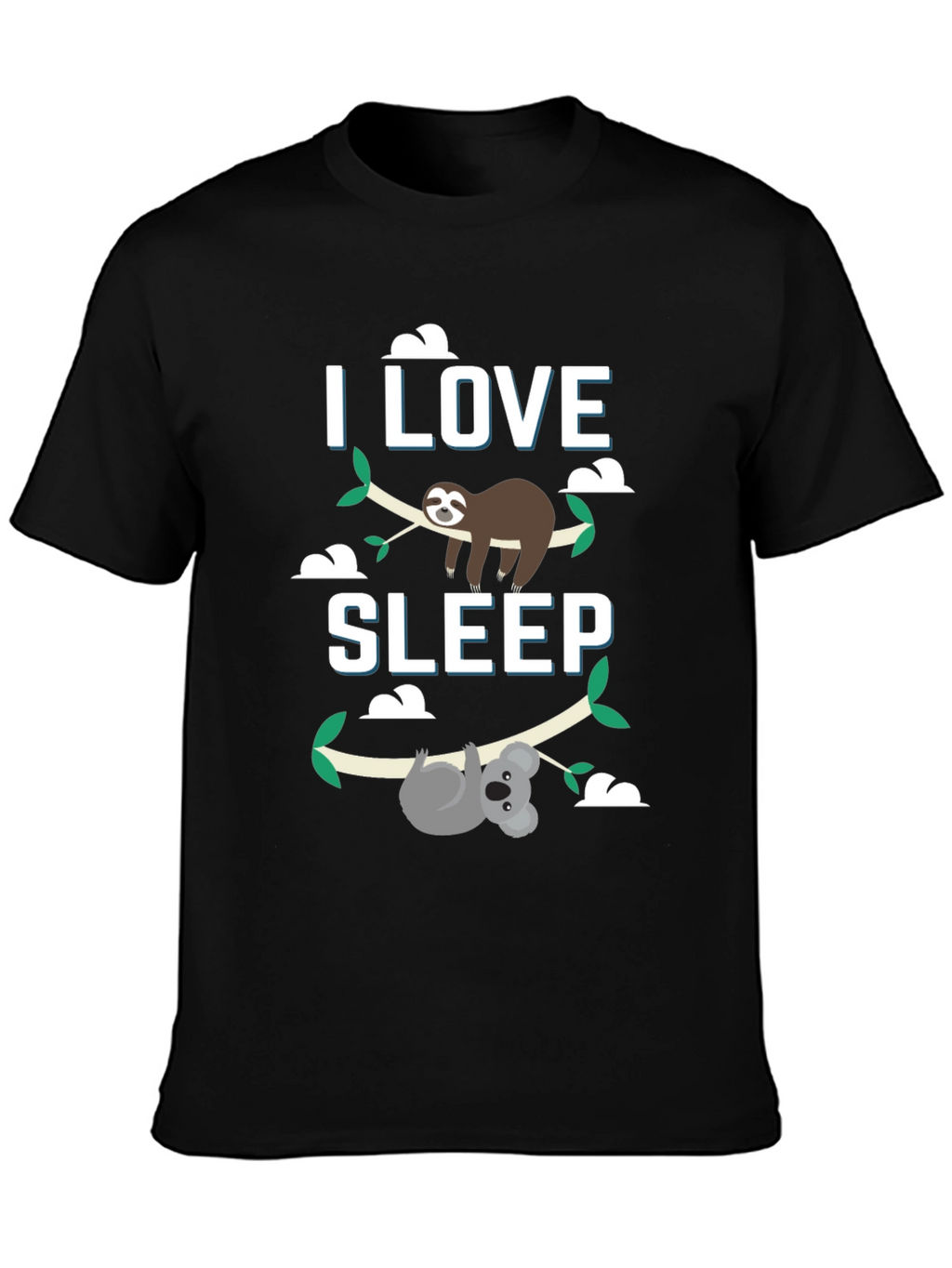 I Love Sleep Sloth & Koala Graphic Tee