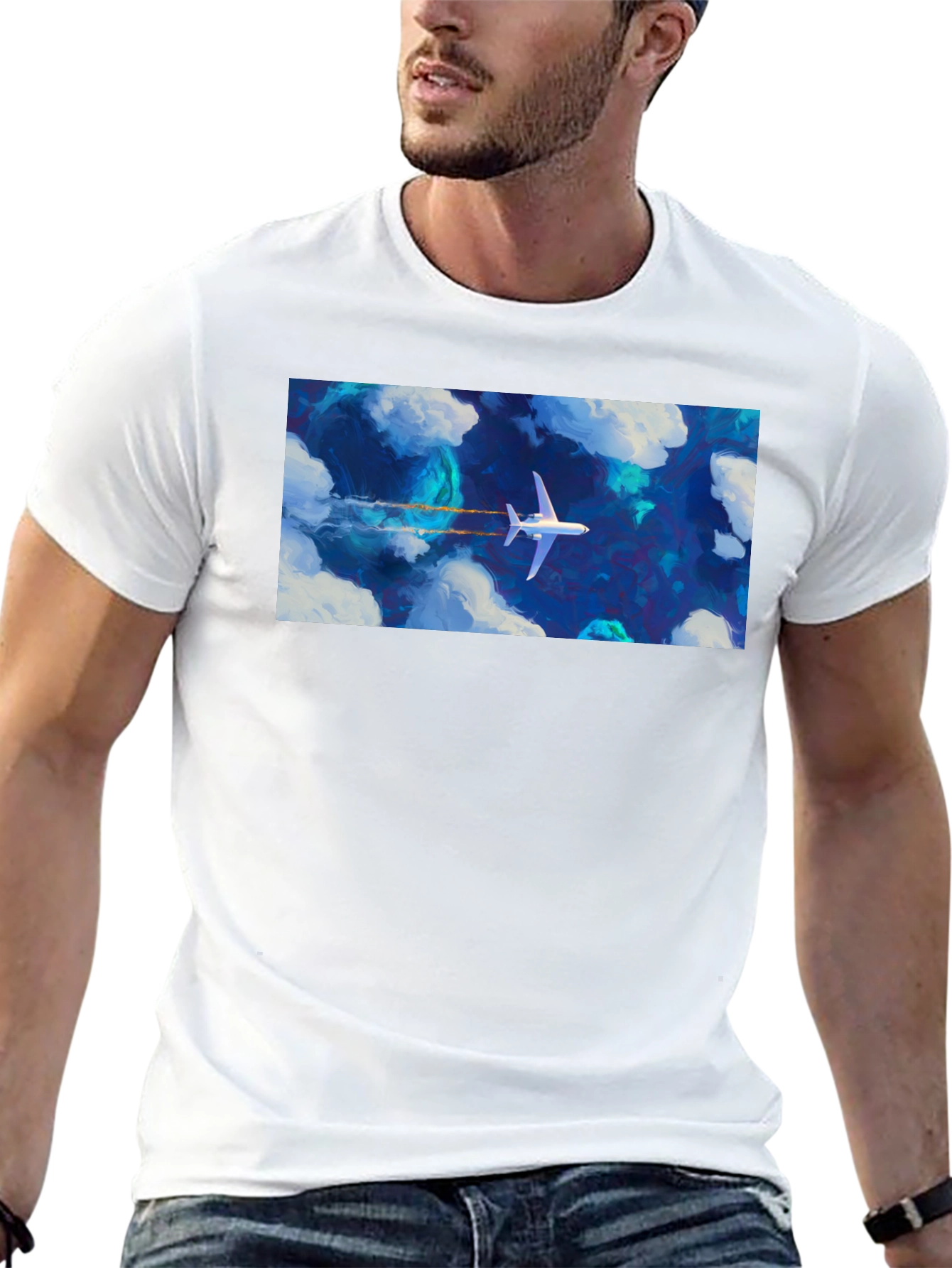 Airplane in the Sky Graphic Tee