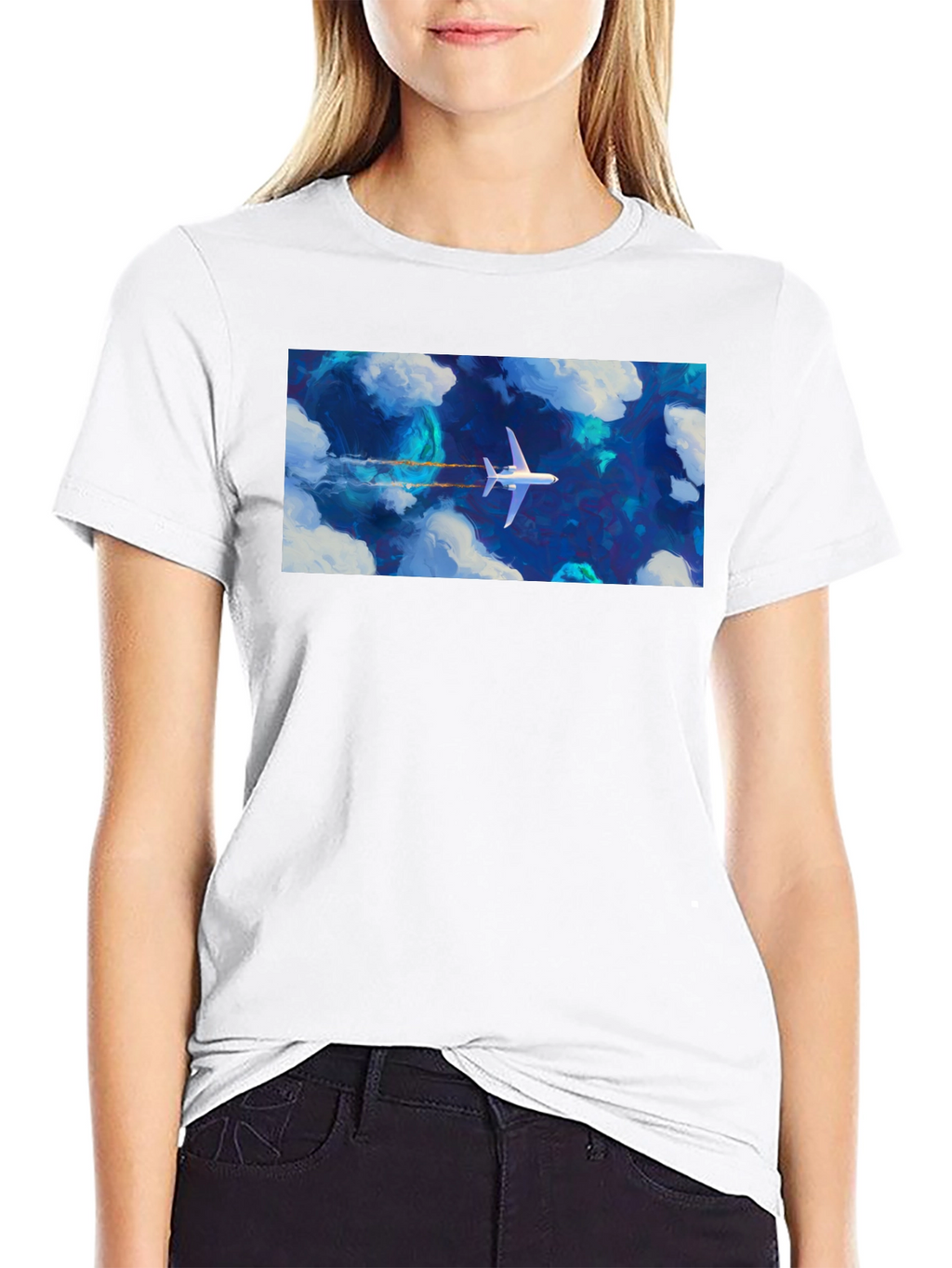 Airplane in the Sky Graphic Tee