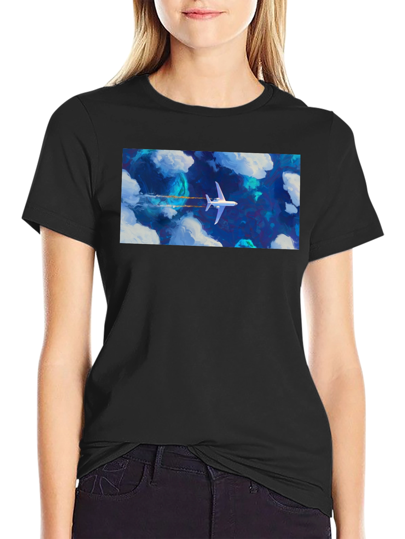 Airplane in the Sky Graphic Tee