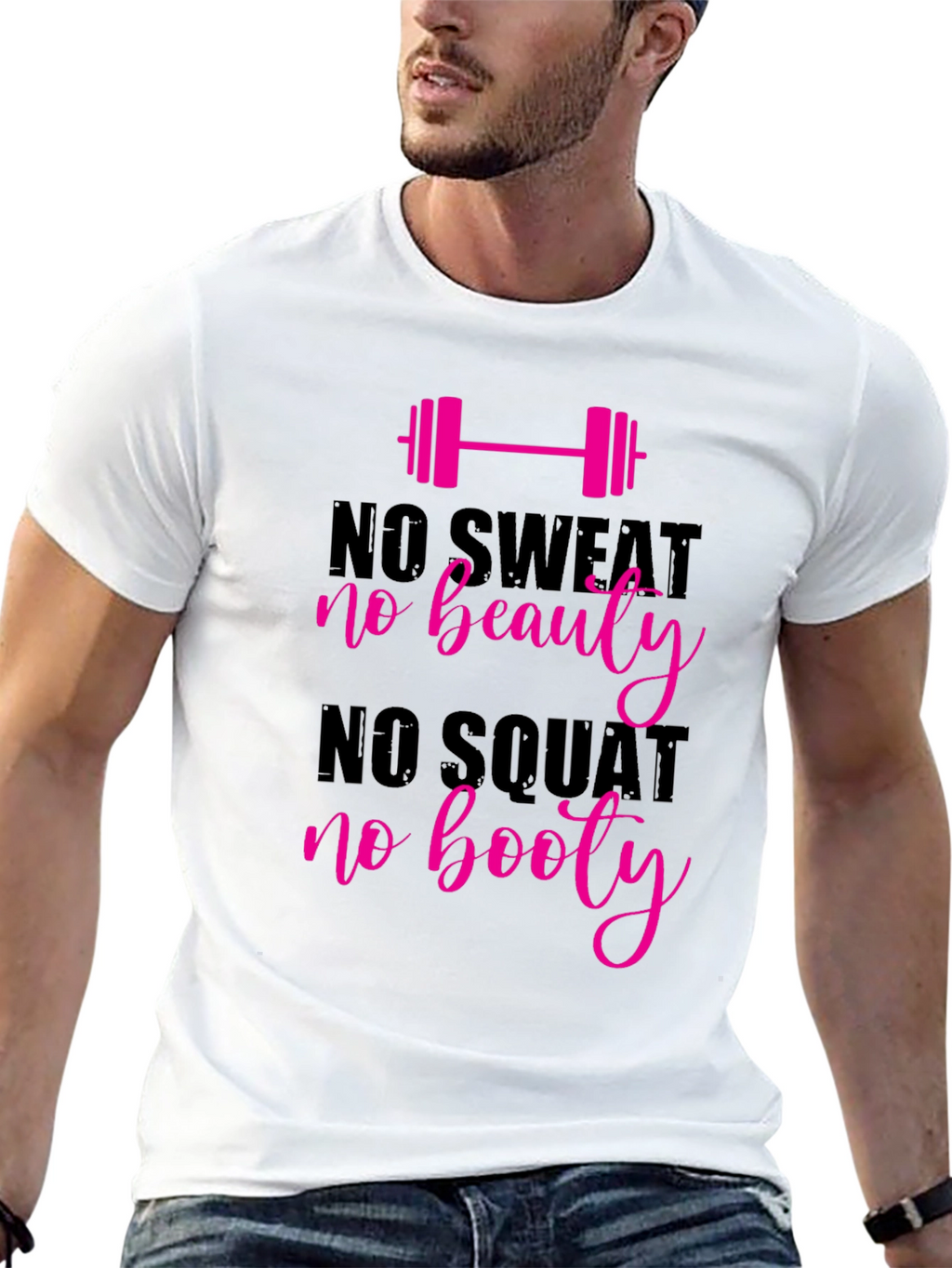 No Sweat No Beauty Graphic Tee