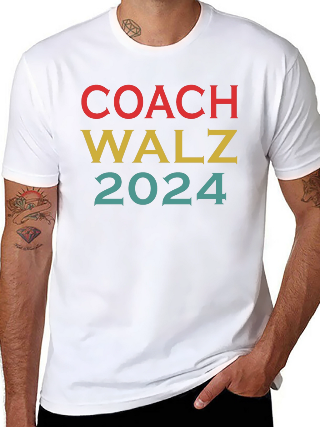 Coach Walz 2024 Graphic T-Shirt