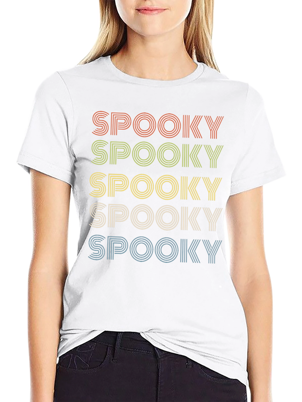 Spooky Retro T-Shirt - Halloween Graphic Tee