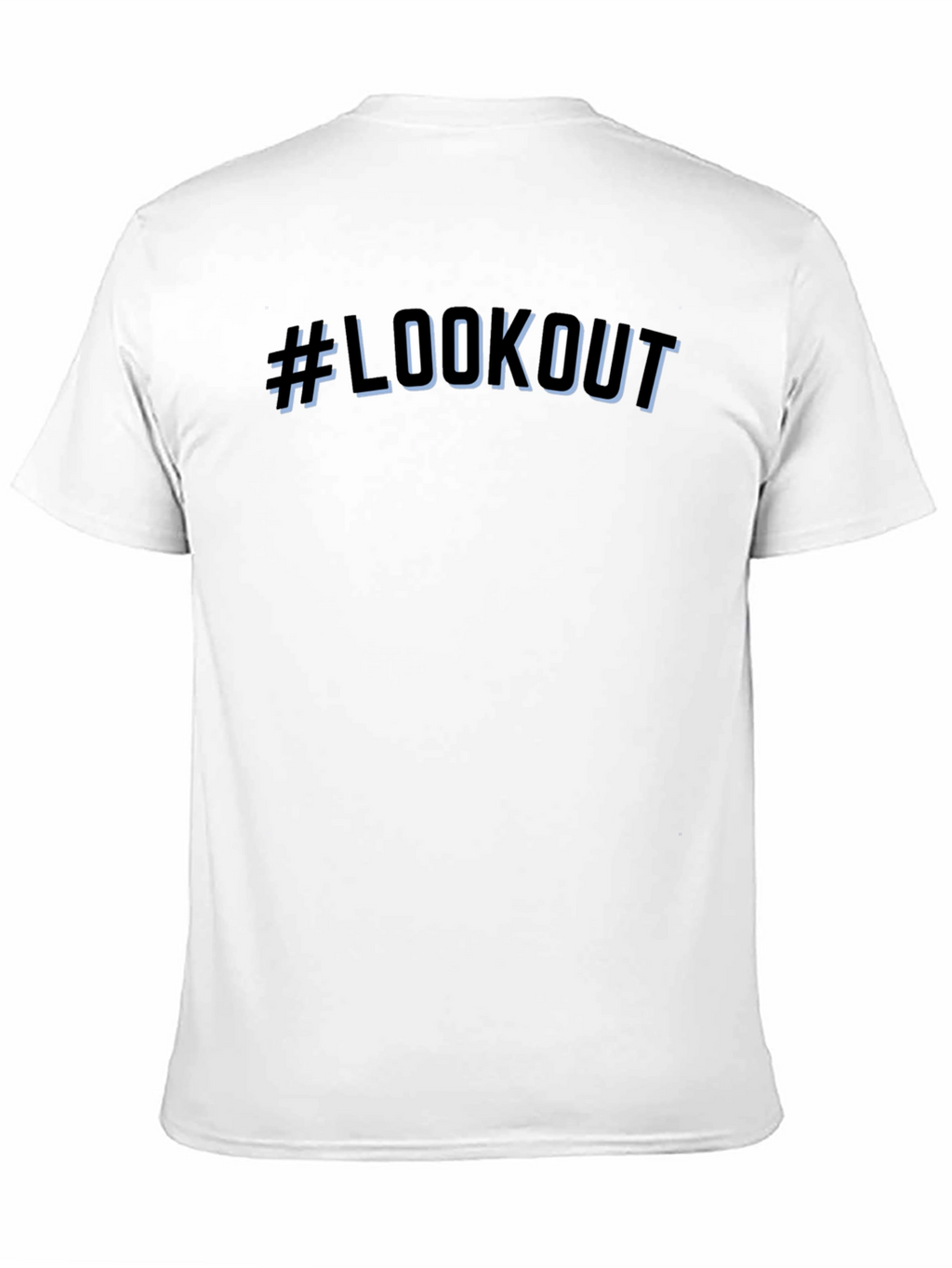 #LOOKOUT Black Graphic T-Shirt - Streetwear Style