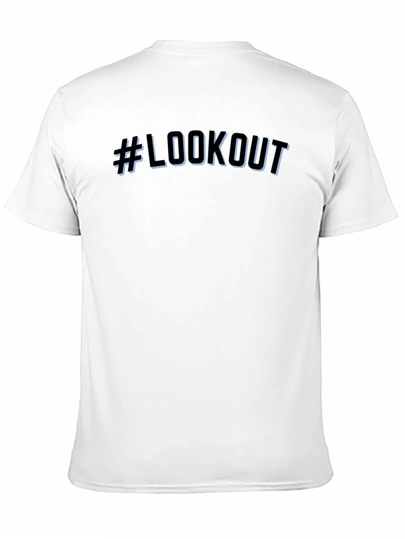 #LOOKOUT Black Graphic T-Shirt - Streetwear Style