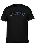 #LOOKOUT Black Graphic T-Shirt - Streetwear Style