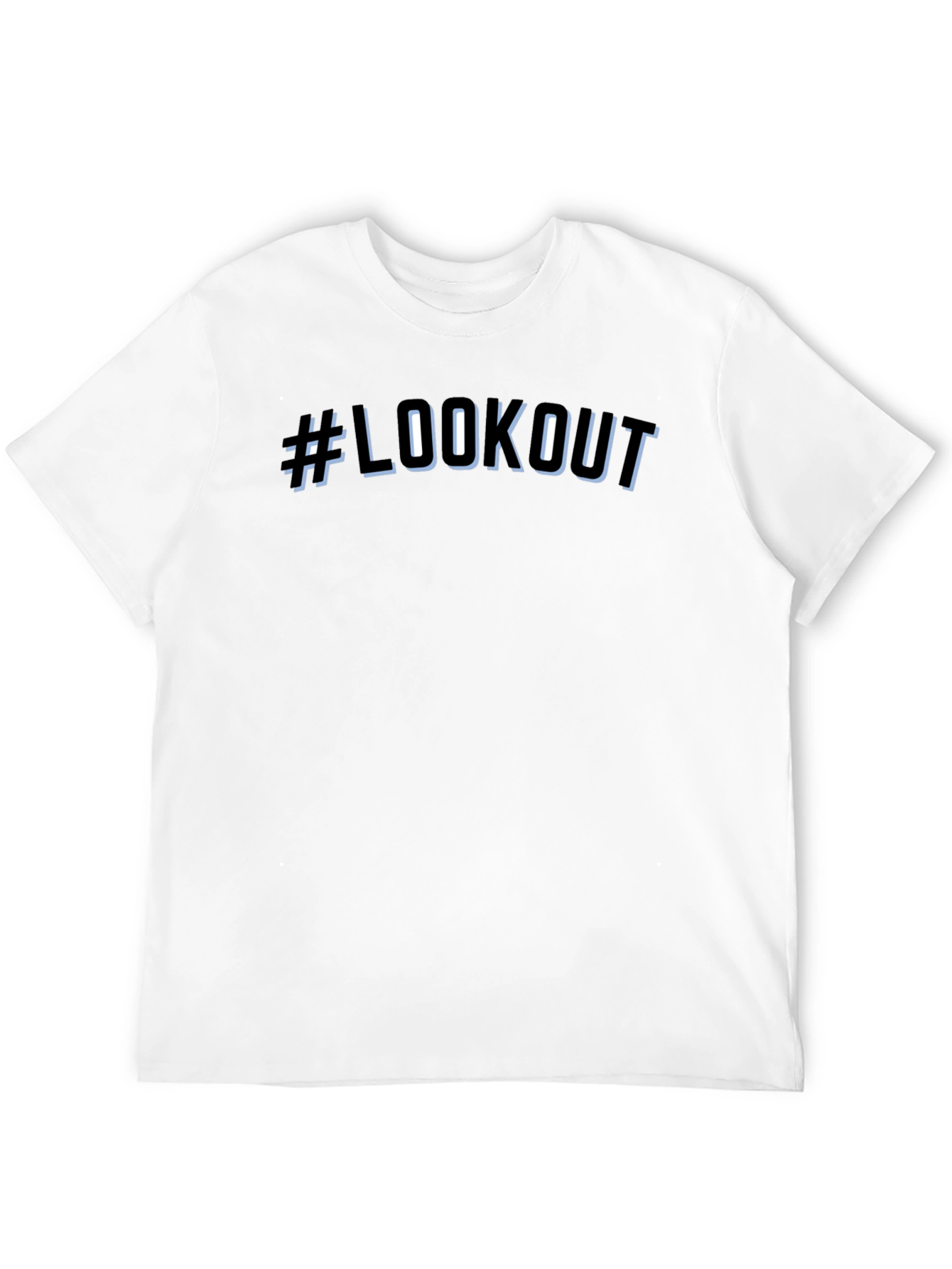 #LOOKOUT Black Graphic T-Shirt - Streetwear Style